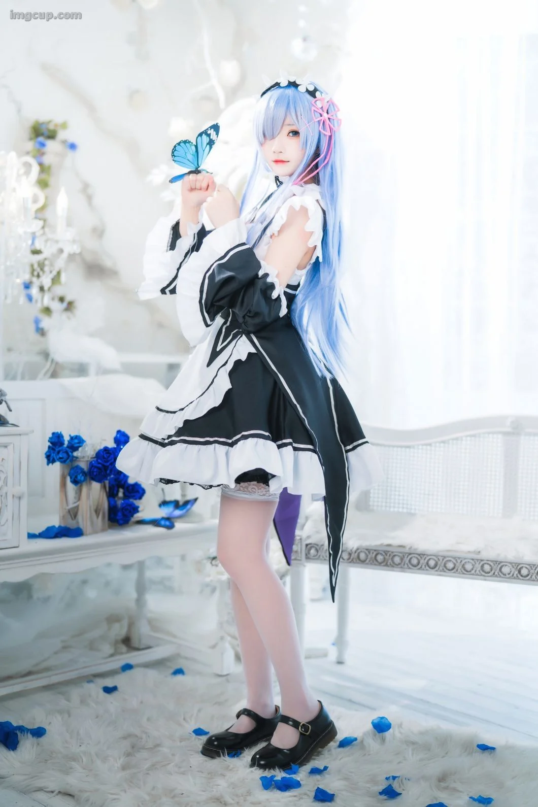 Coser 桜桃喵 Vol.132 长发蕾姆 第17张图