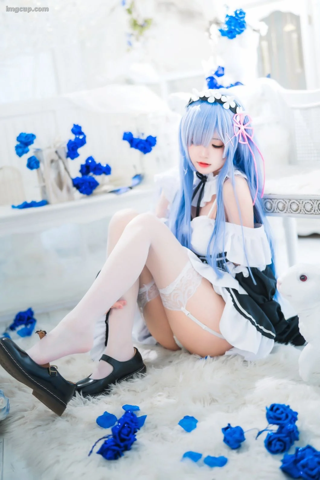 Coser 桜桃喵 Vol.132 长发蕾姆 第18张图