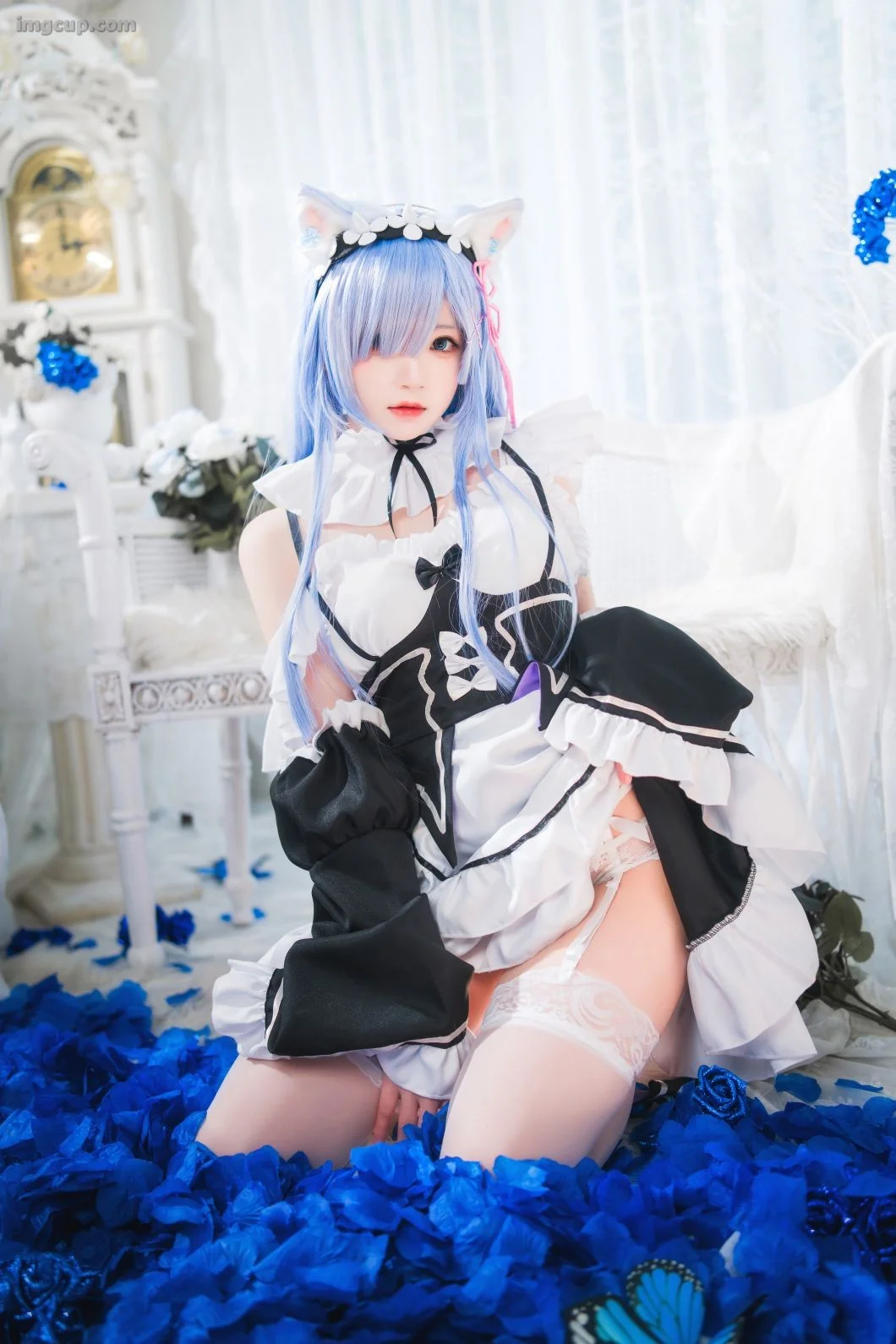 Coser 桜桃喵 Vol.132 长发蕾姆 第30张图