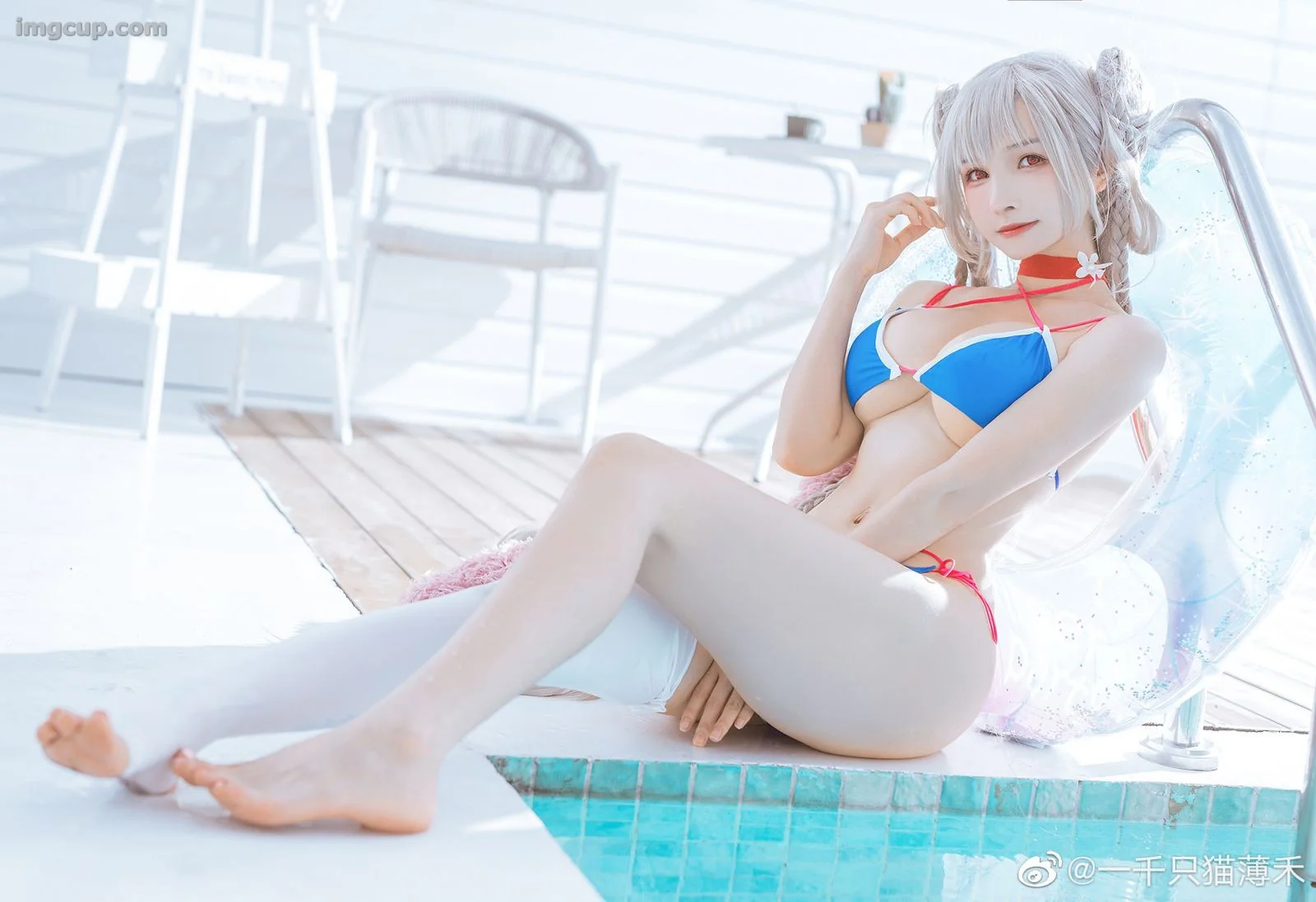 Coser 一千只猫薄禾 Vol.006 可畏泳装 第5张图