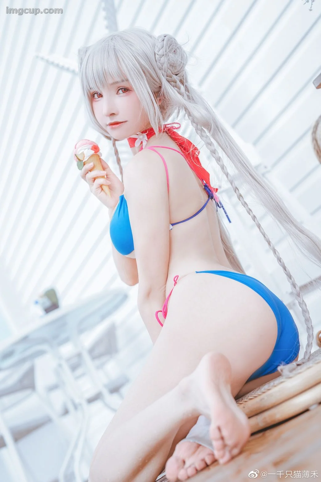 Coser 一千只猫薄禾 Vol.006 可畏泳装 第7张图