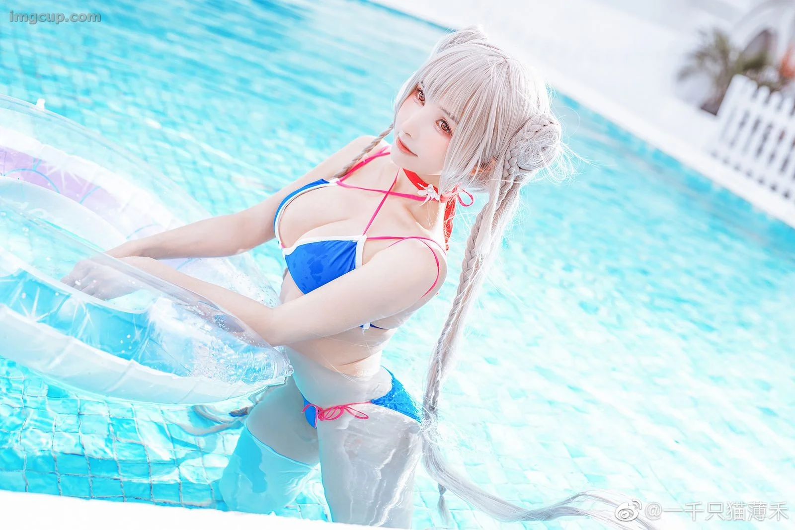 Coser 一千只猫薄禾 Vol.006 可畏泳装 第11张图