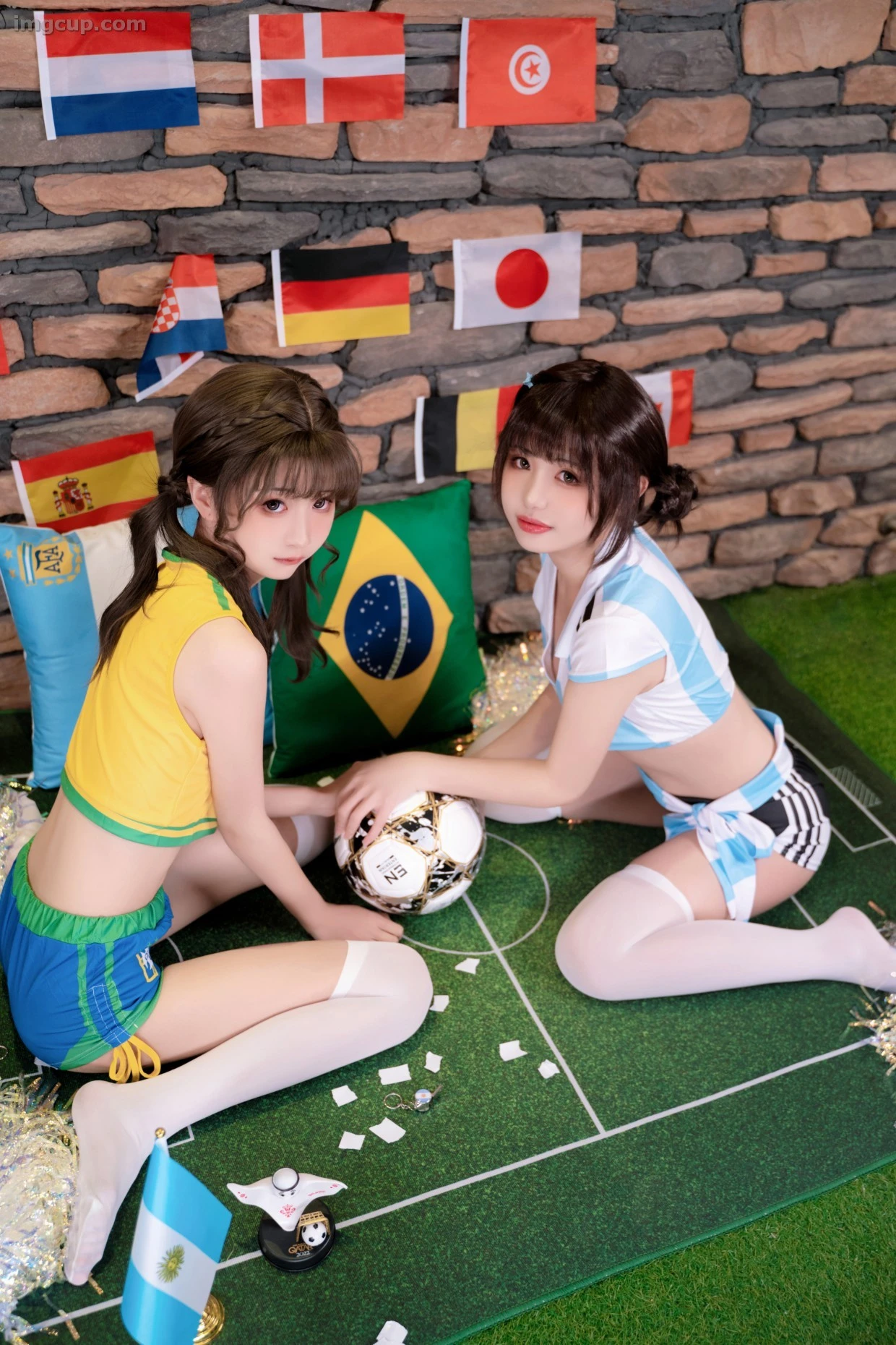 Coser 爆机少女喵小吉 x 金鱼kinngyo – 足球宝贝 第5张图