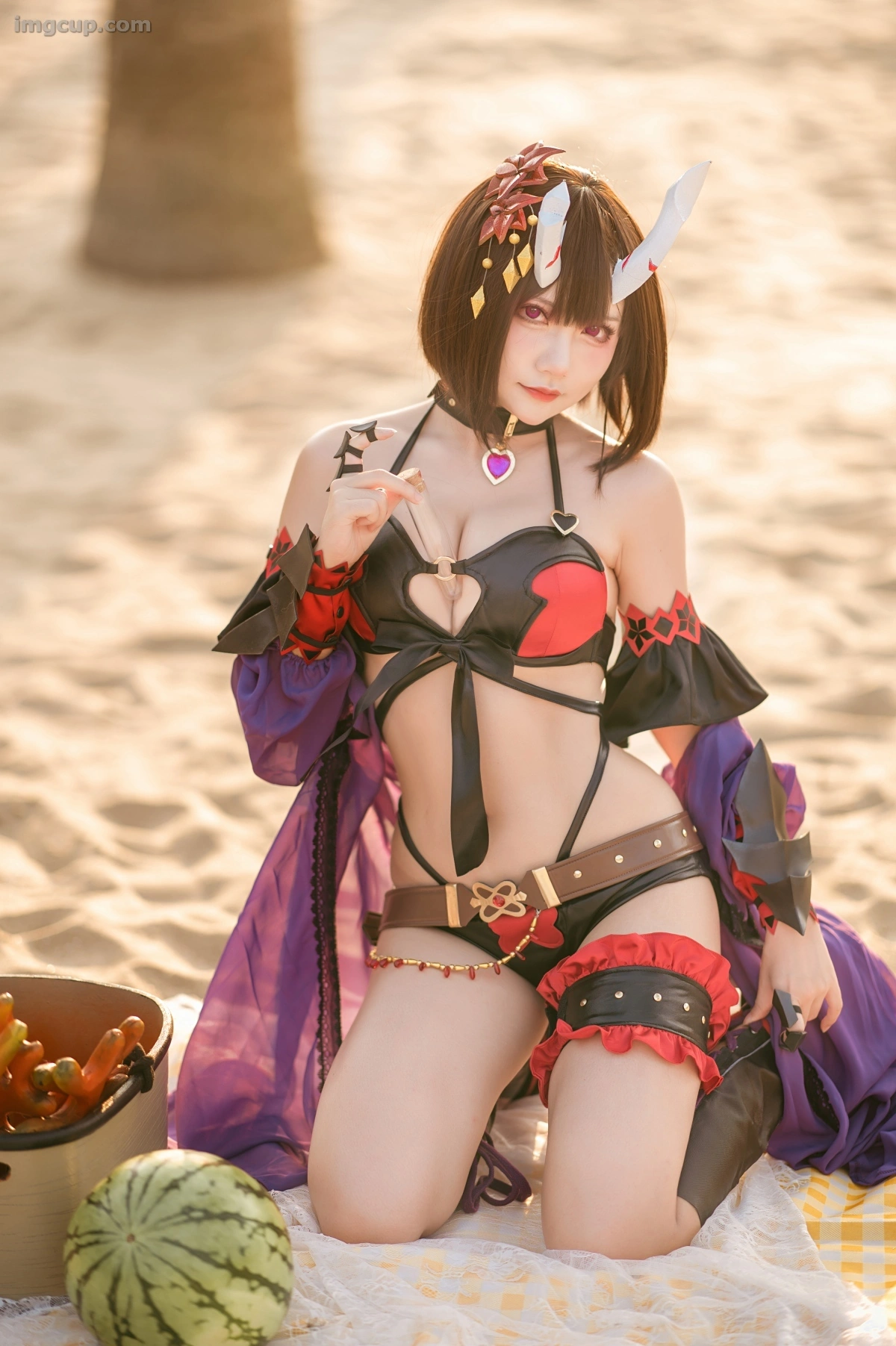 Coser 伊喵君_Nya NO.003 是一只熊仔吗 – 静流&惠理子 第2张图