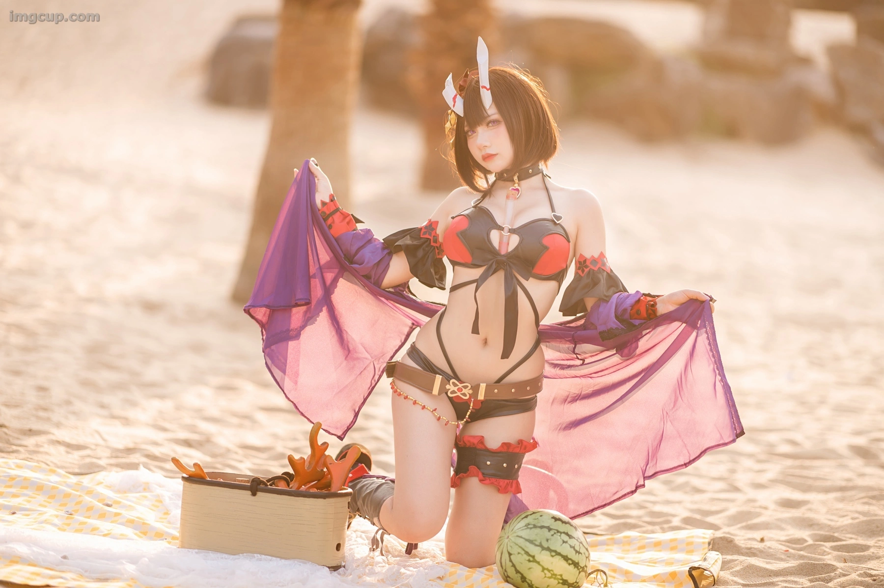 Coser 伊喵君_Nya NO.003 是一只熊仔吗 – 静流&惠理子 第4张图