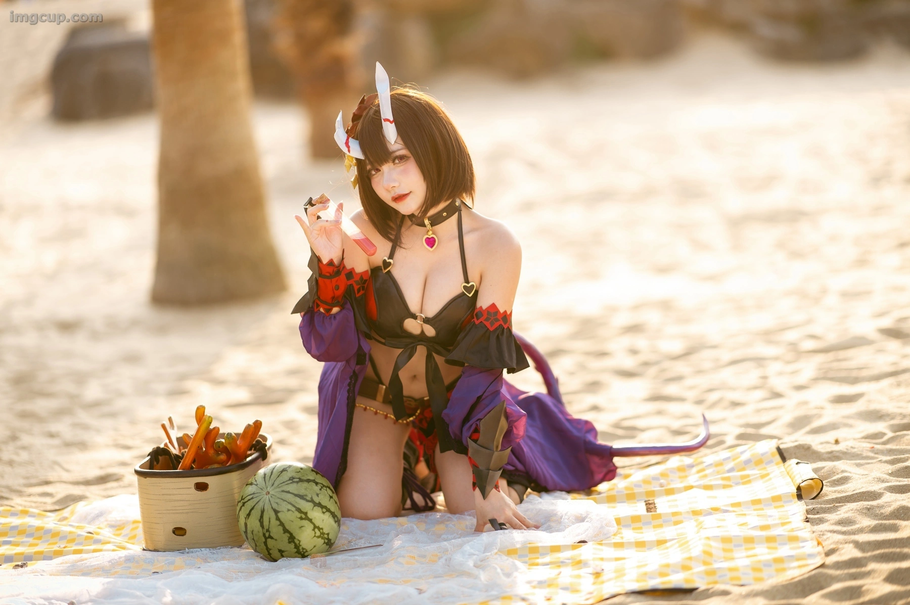 Coser 伊喵君_Nya NO.003 是一只熊仔吗 – 静流&惠理子 第11张图
