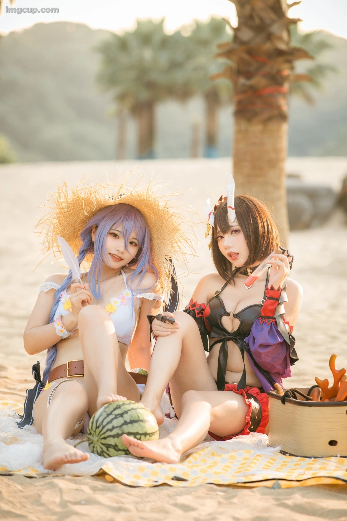 Coser 伊喵君_Nya NO.003 是一只熊仔吗 – 静流&惠理子 第12张图