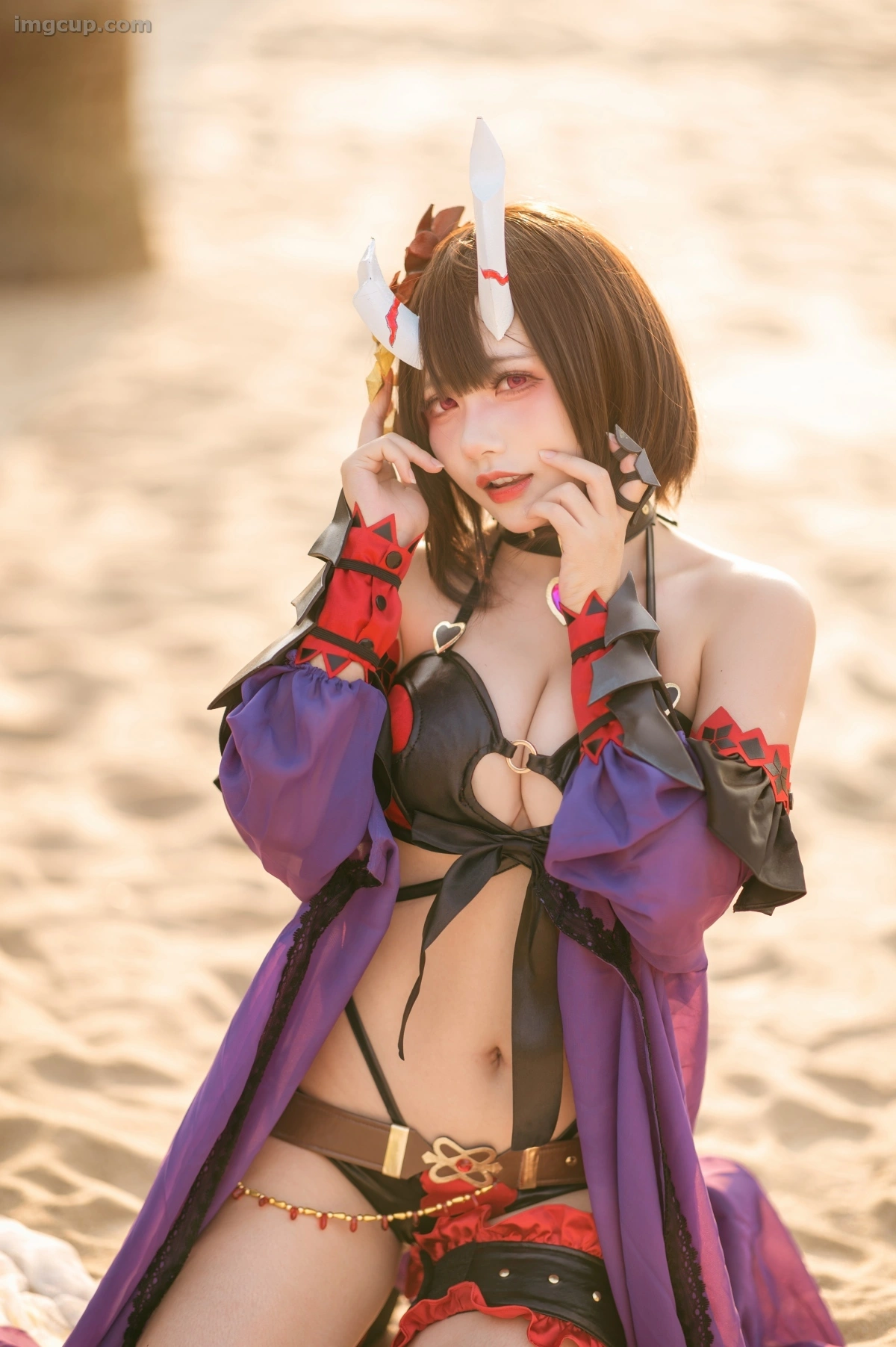 Coser 伊喵君_Nya NO.003 是一只熊仔吗 – 静流&惠理子 第13张图