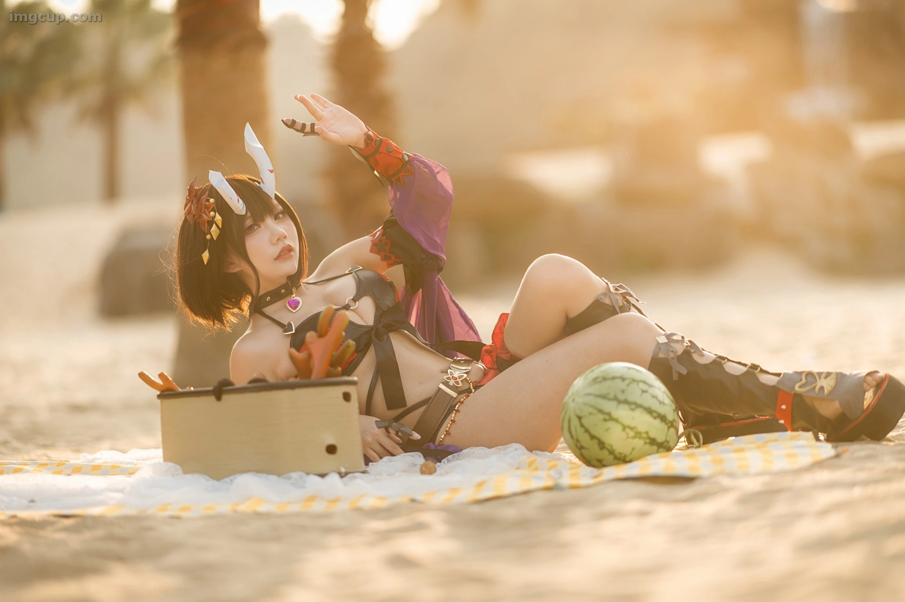 Coser 伊喵君_Nya NO.003 是一只熊仔吗 – 静流&惠理子 第16张图