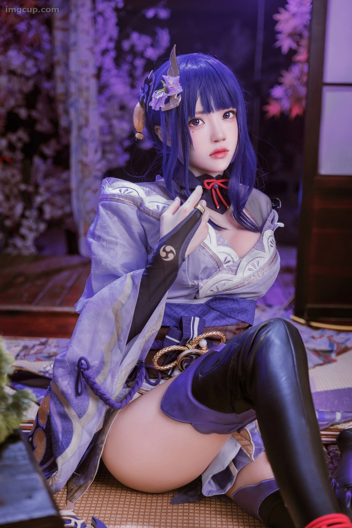 Coser 桜桃喵 Vol.139 雷电将军+花絮 第3张图