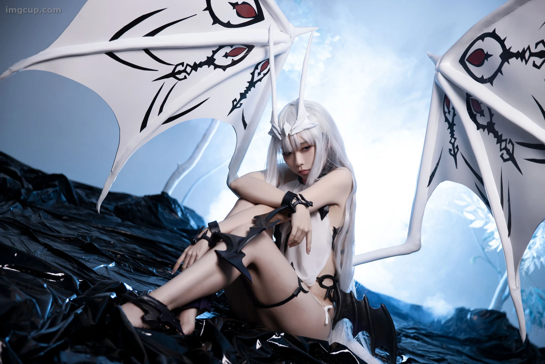 Cosplay 稚乖画册 夜夜 嬉戏 80d白丝 第26张图