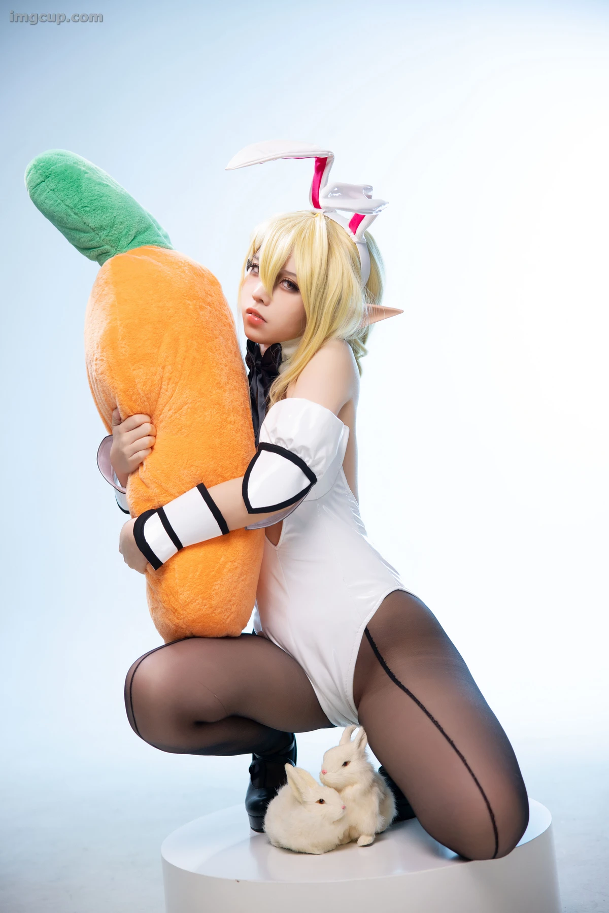 Cosplay 稚乖画册 夜夜 嬉戏 80d白丝 第41张图