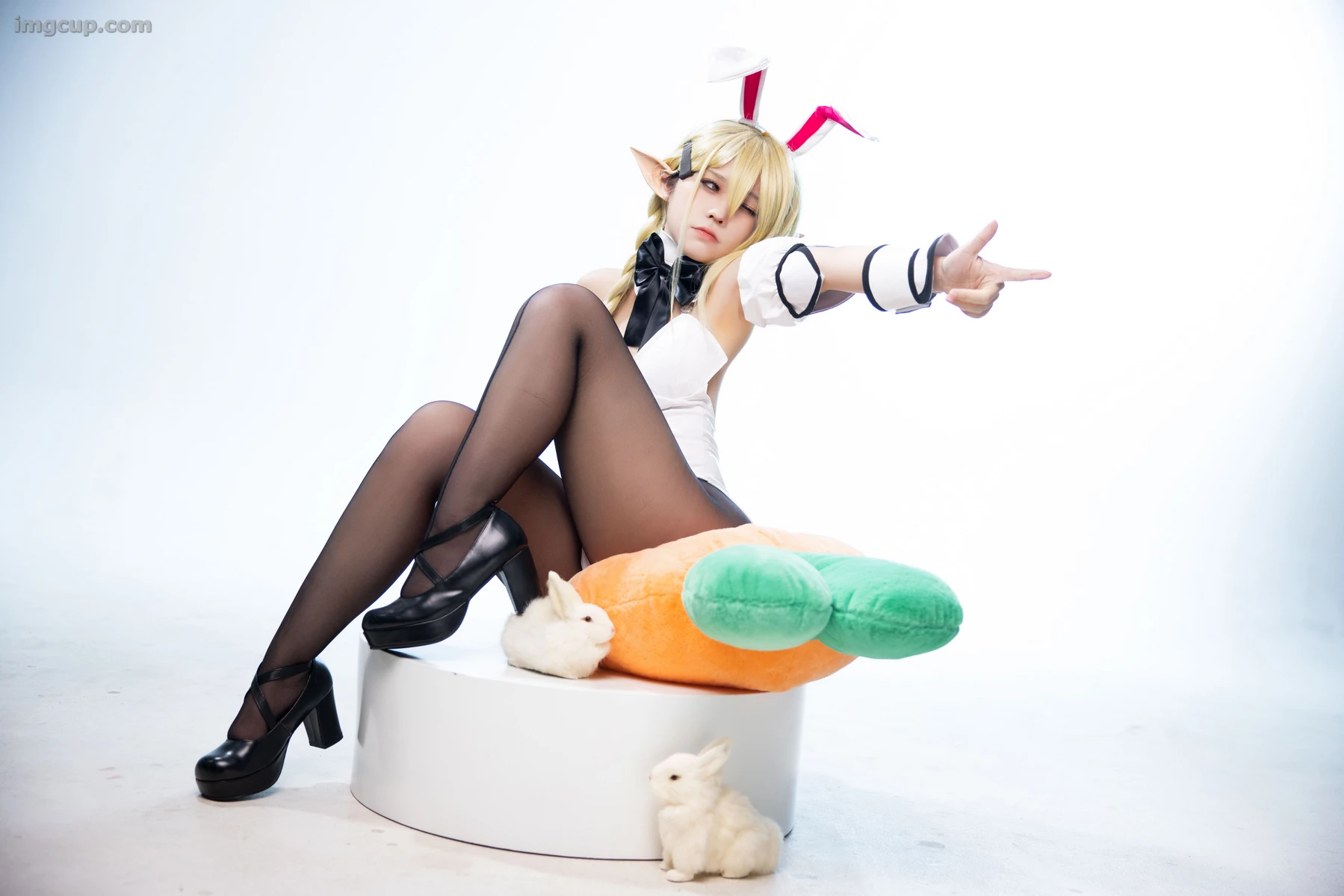 Cosplay 稚乖画册 夜夜 嬉戏 80d白丝 第44张图
