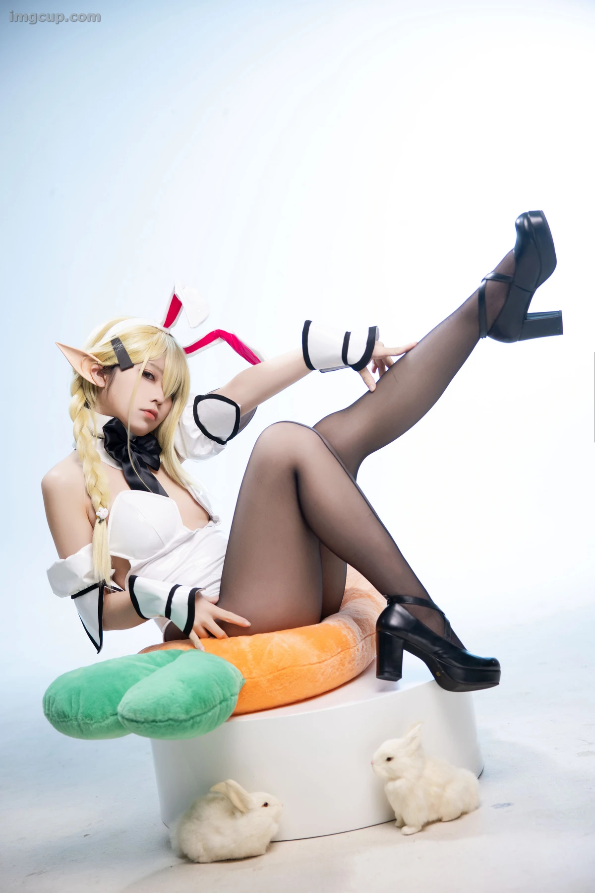 Cosplay 稚乖画册 夜夜 嬉戏 80d白丝 第45张图