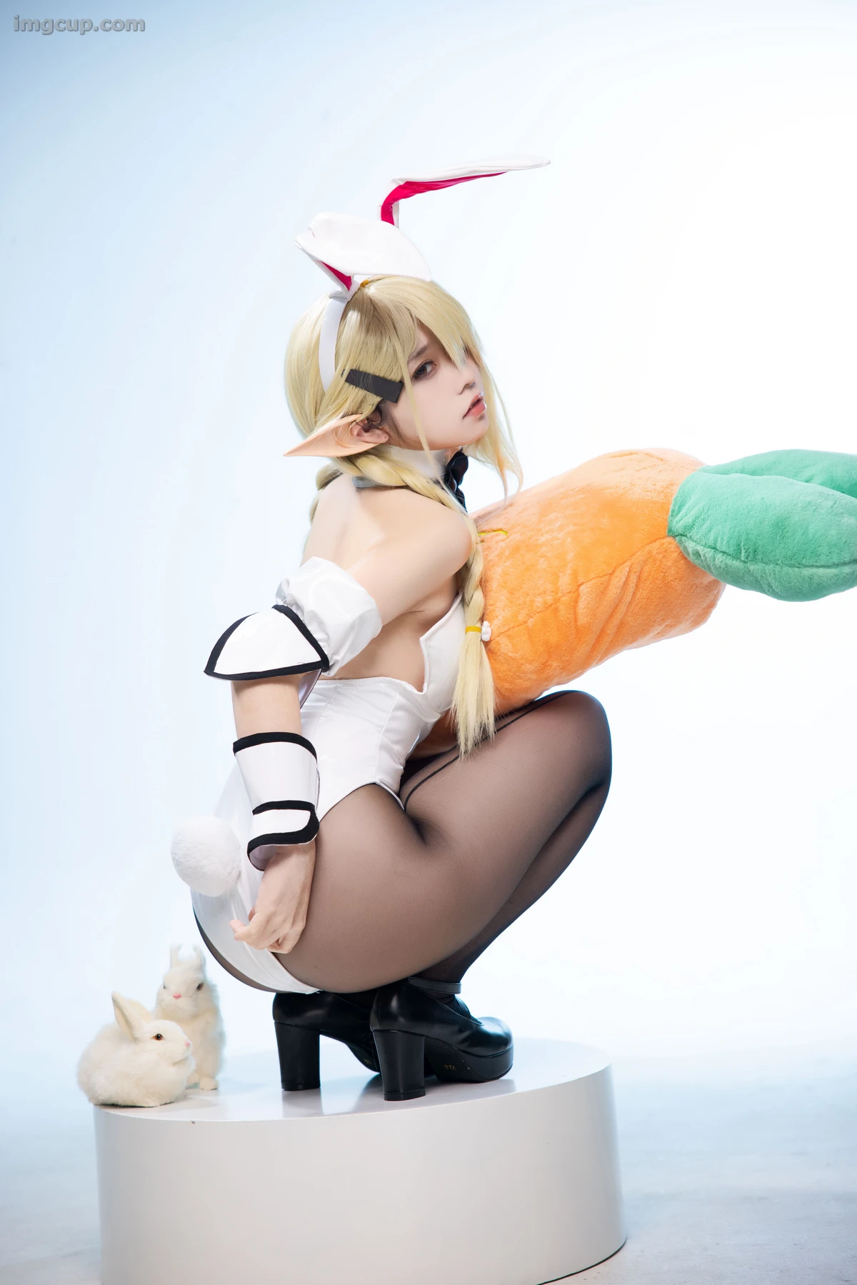 Cosplay 稚乖画册 夜夜 嬉戏 80d白丝 第51张图