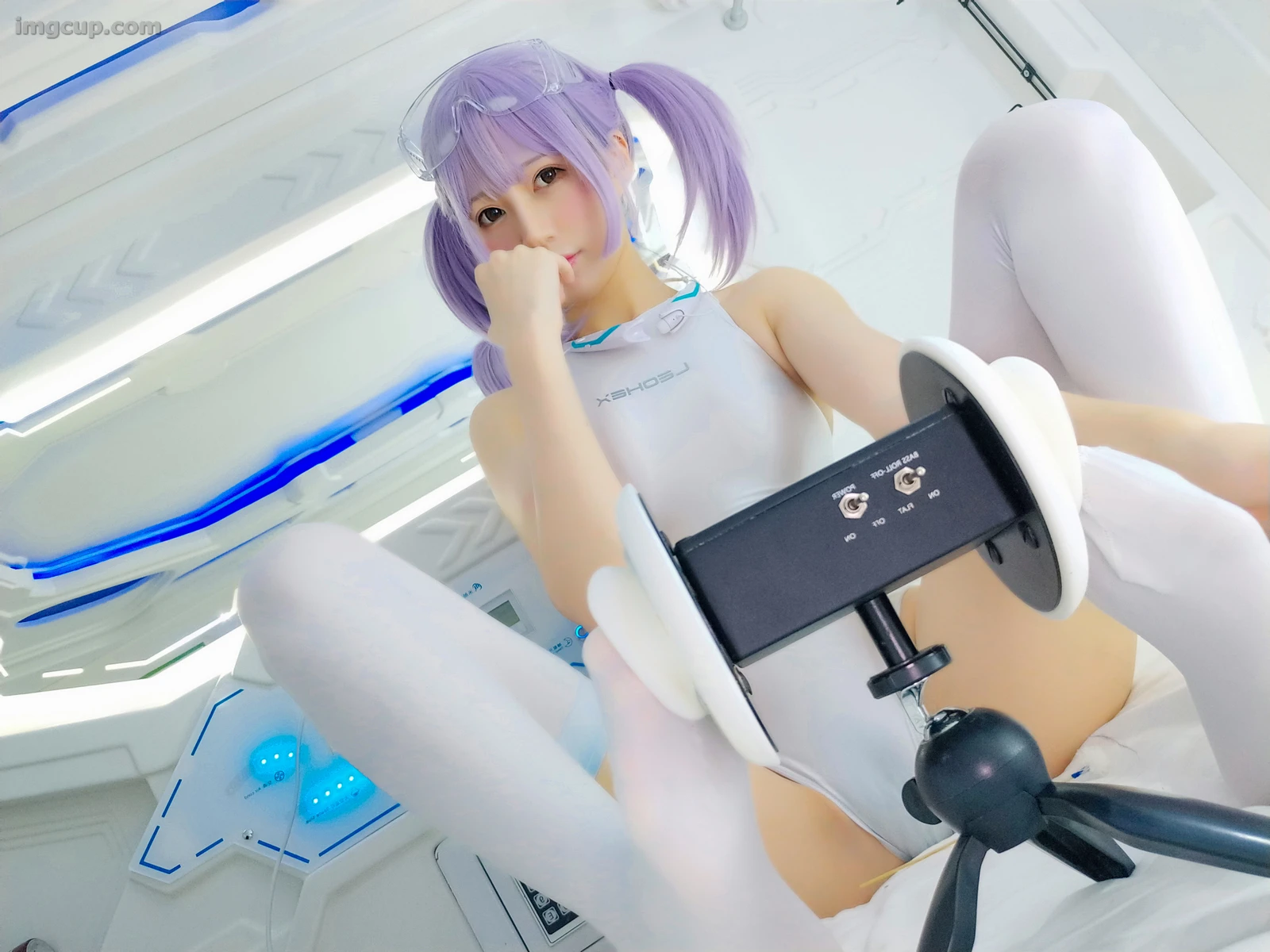 Coser Nagisa魔物喵 NO.035人工智能X魔物喵自拍 03 第3张图