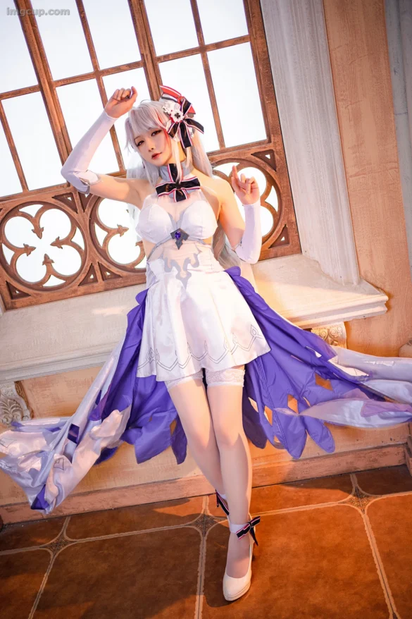 Coser 星之迟迟 (Hoshilily) NO.174 秘密花园 欧根婚纱 第1张图