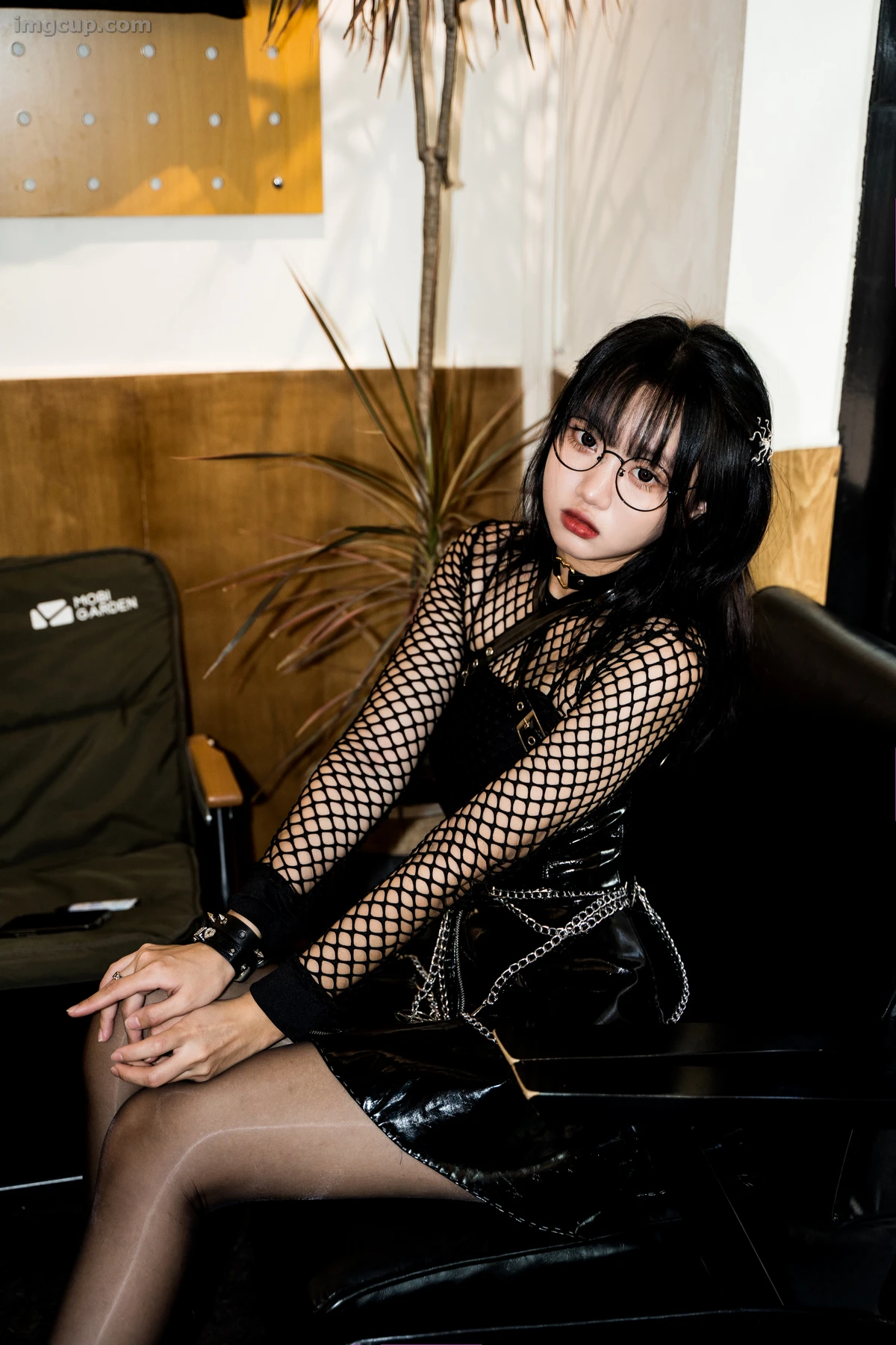 Coser 柒柒要乖哦 NO.034 黑皮裙 第9张图