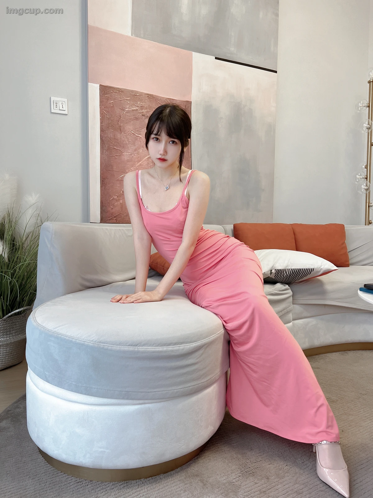 Coser 不呆猫 Vol.030 浴室粉色激凸人妻 第5张图