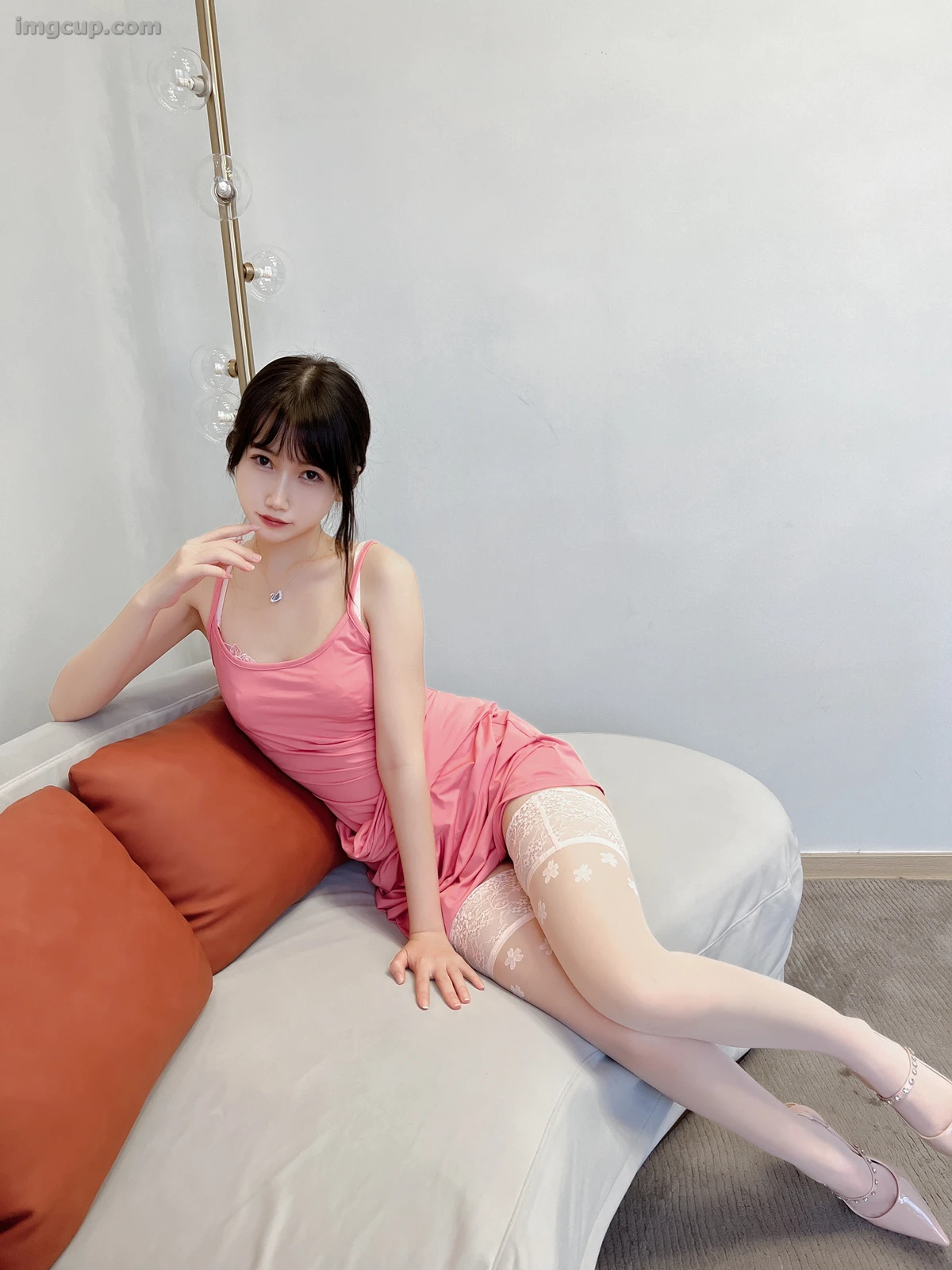 Coser 不呆猫 Vol.030 浴室粉色激凸人妻 第17张图