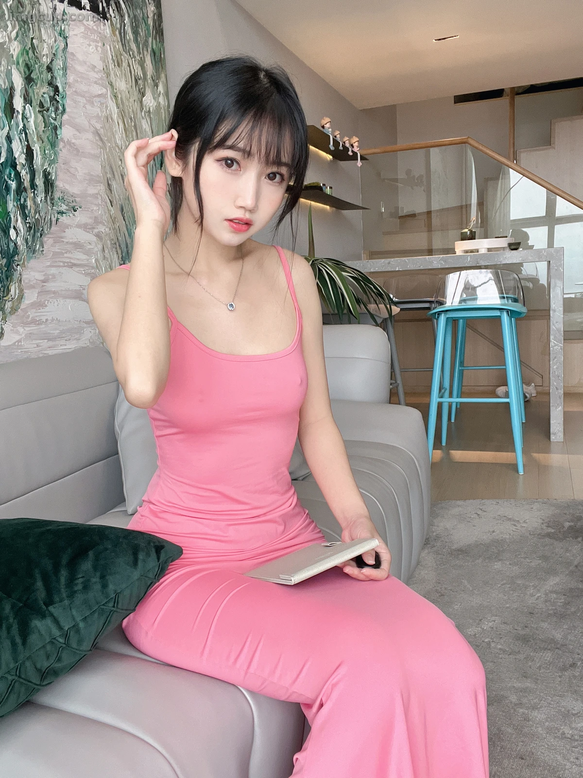Coser 不呆猫 Vol.030 浴室粉色激凸人妻 第25张图