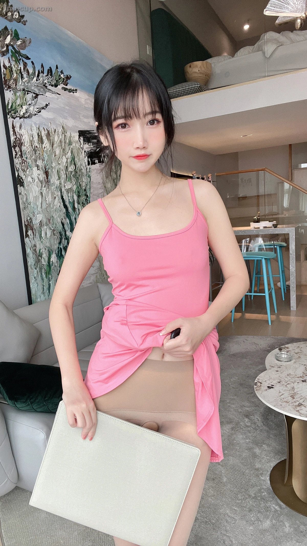 Coser 不呆猫 Vol.030 浴室粉色激凸人妻 第32张图