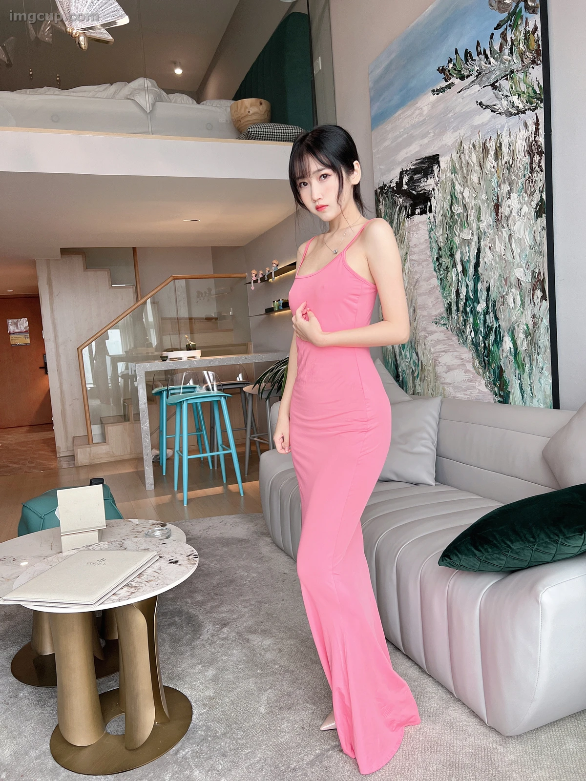 Coser 不呆猫 Vol.030 浴室粉色激凸人妻 第33张图
