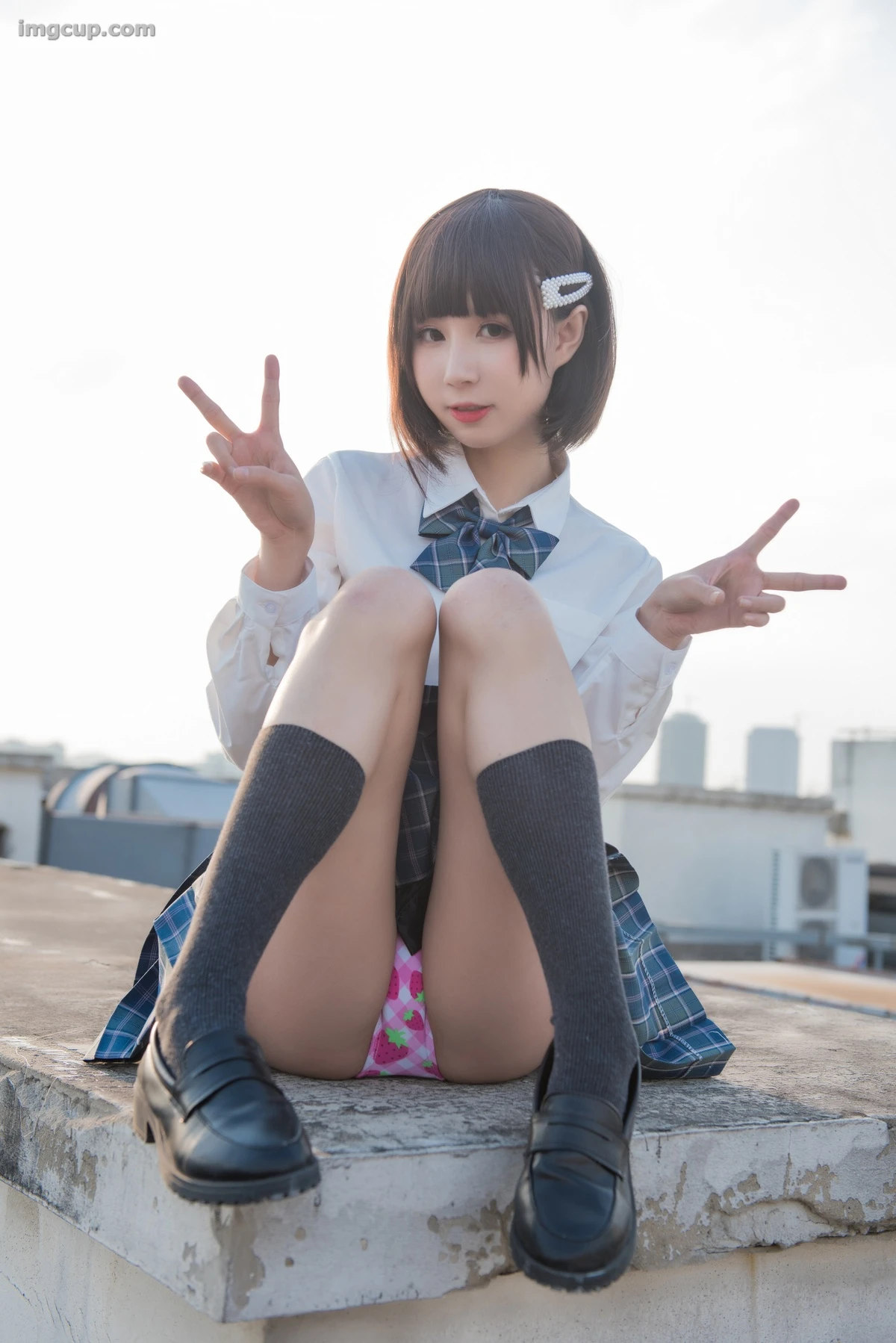 Coser 西园寺南歌 NO.24 少女裙底 第15张图