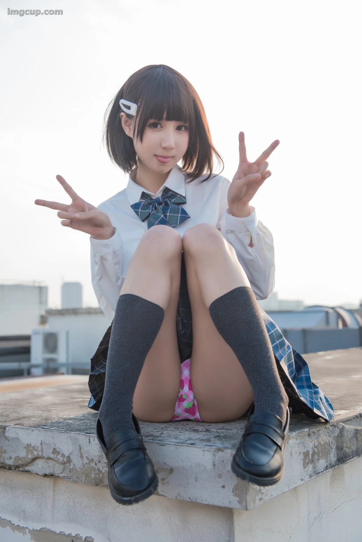 Coser 西园寺南歌 NO.24 少女裙底 第16张图