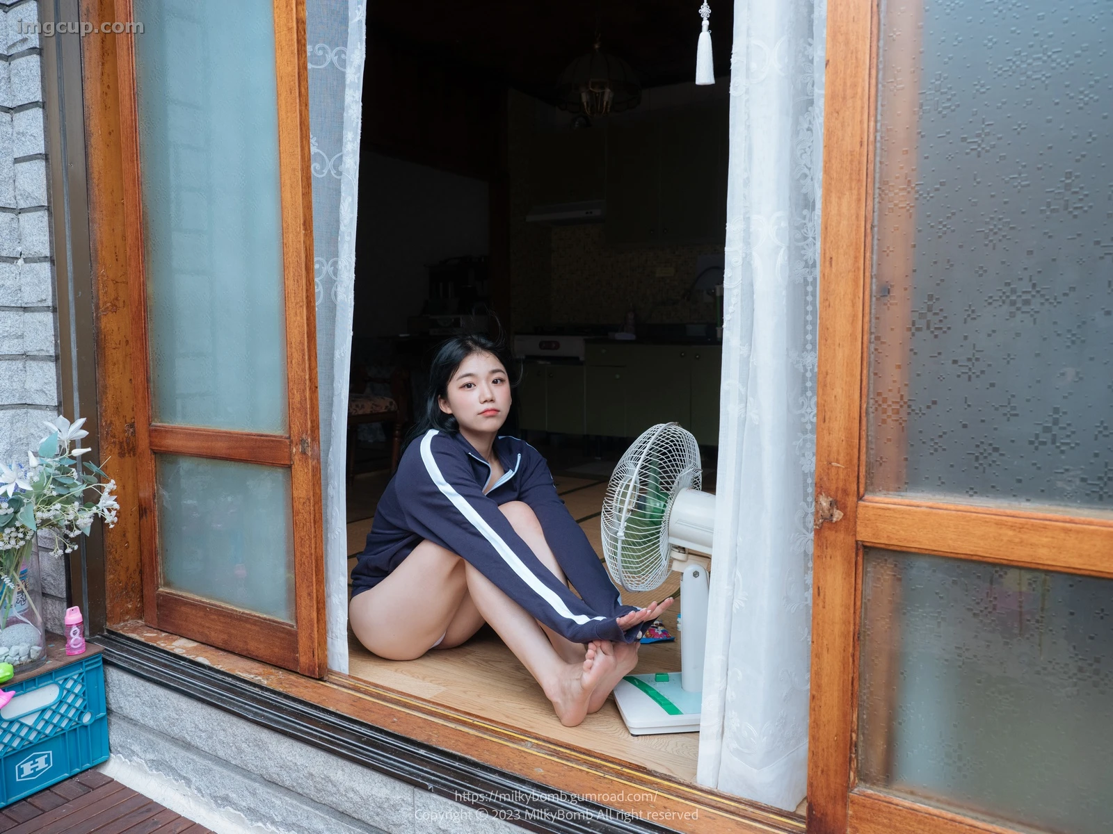 Mallang 말랑, PURE MEDIA Vol.288 ‘Moist Girl on Rainy Day’ Set.01 第24张图