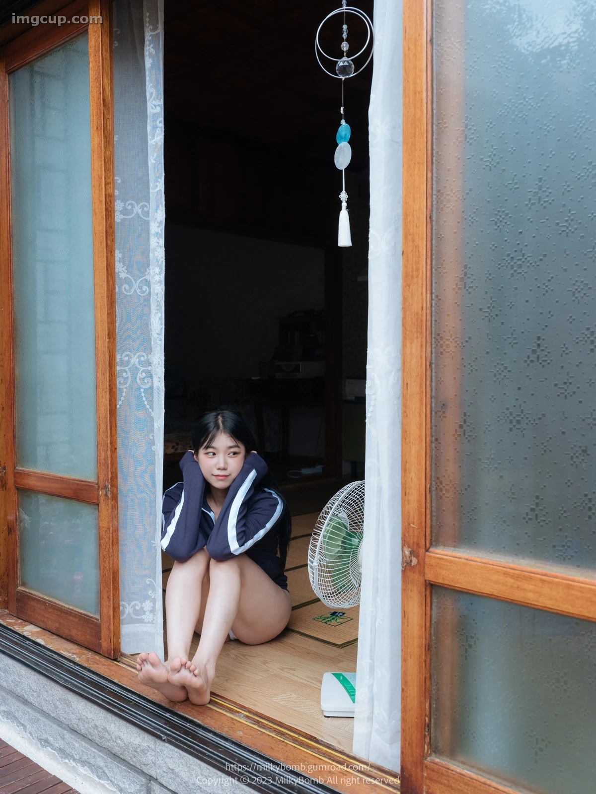Mallang 말랑, PURE MEDIA Vol.288 ‘Moist Girl on Rainy Day’ Set.01 第28张图
