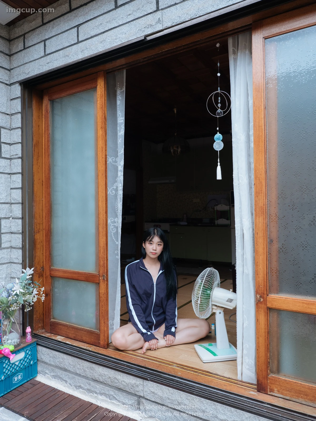 Mallang 말랑, PURE MEDIA Vol.288 ‘Moist Girl on Rainy Day’ Set.01 第31张图