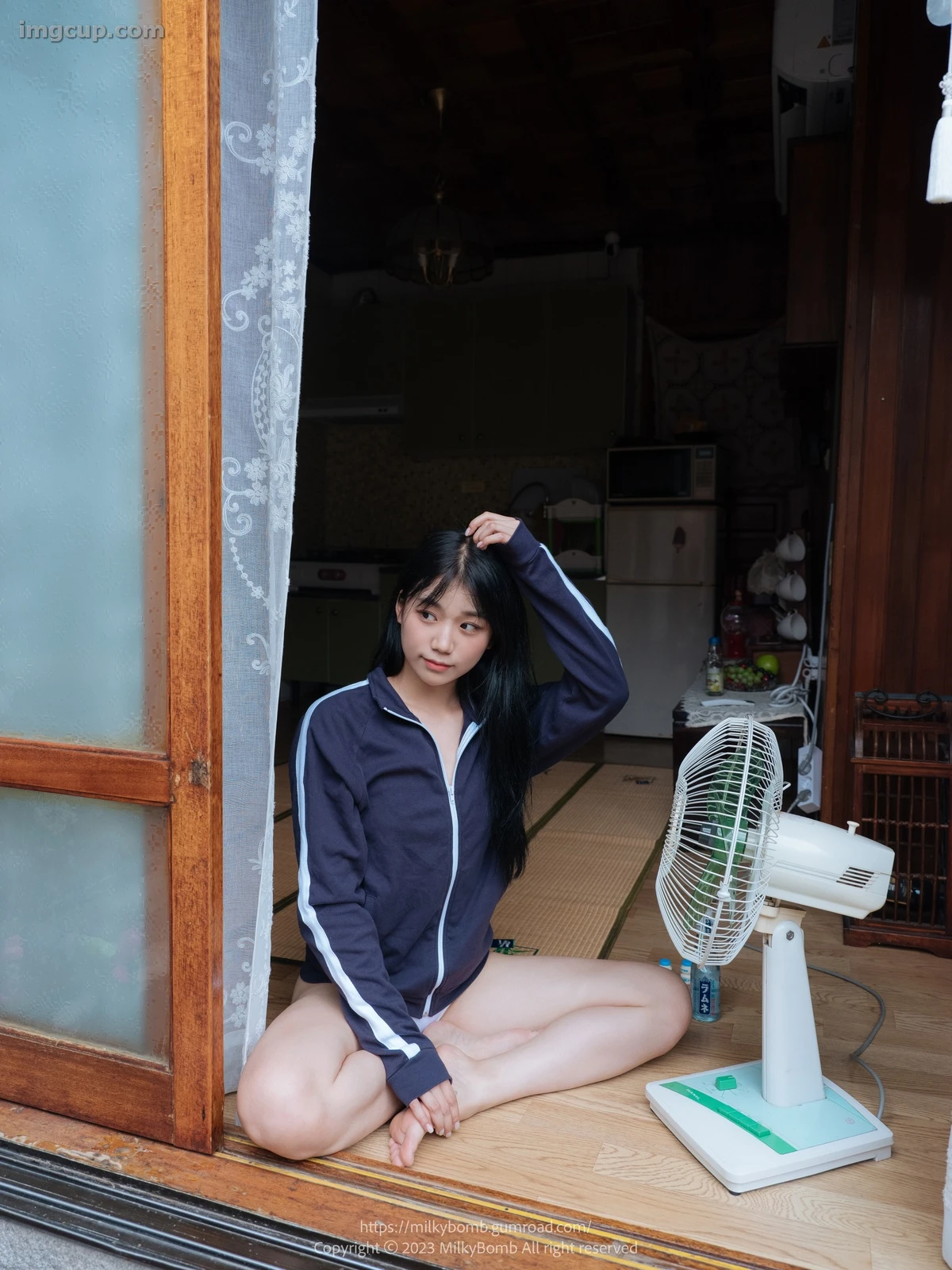 Mallang 말랑, PURE MEDIA Vol.288 ‘Moist Girl on Rainy Day’ Set.01 第33张图
