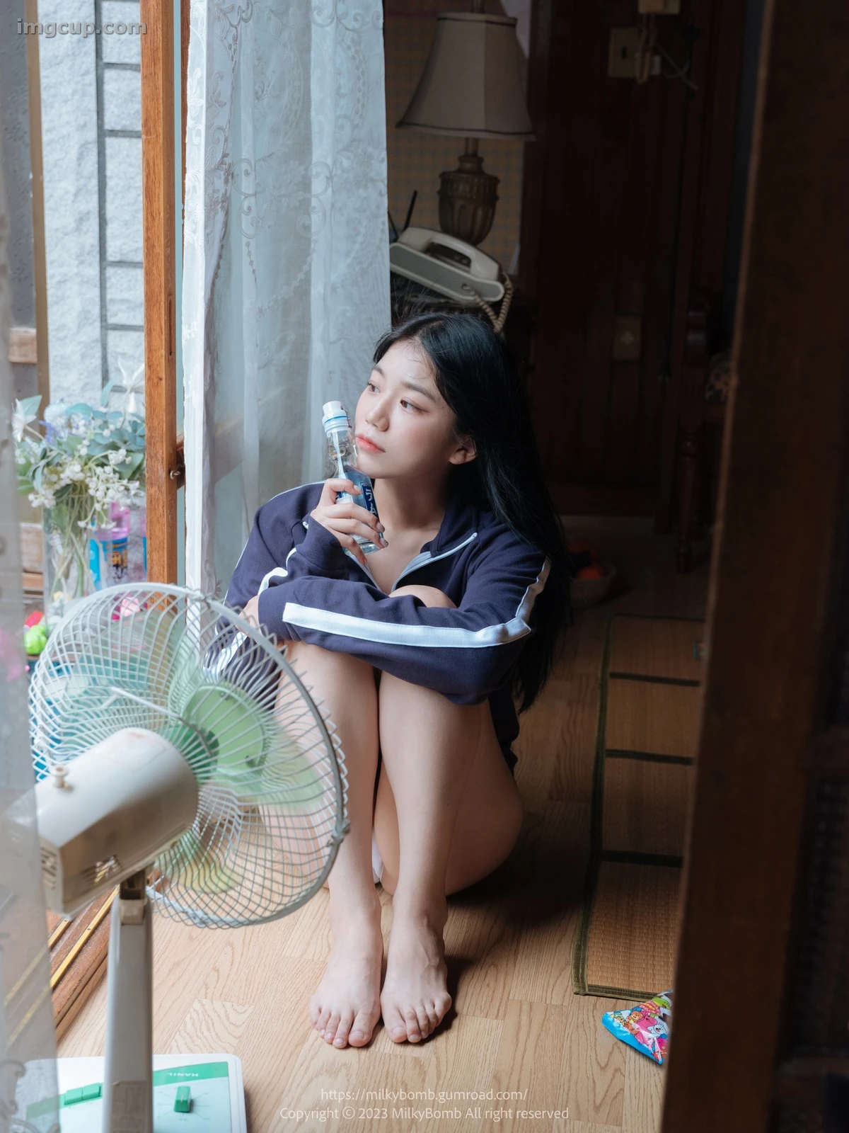 Mallang 말랑, PURE MEDIA Vol.288 ‘Moist Girl on Rainy Day’ Set.01 第47张图