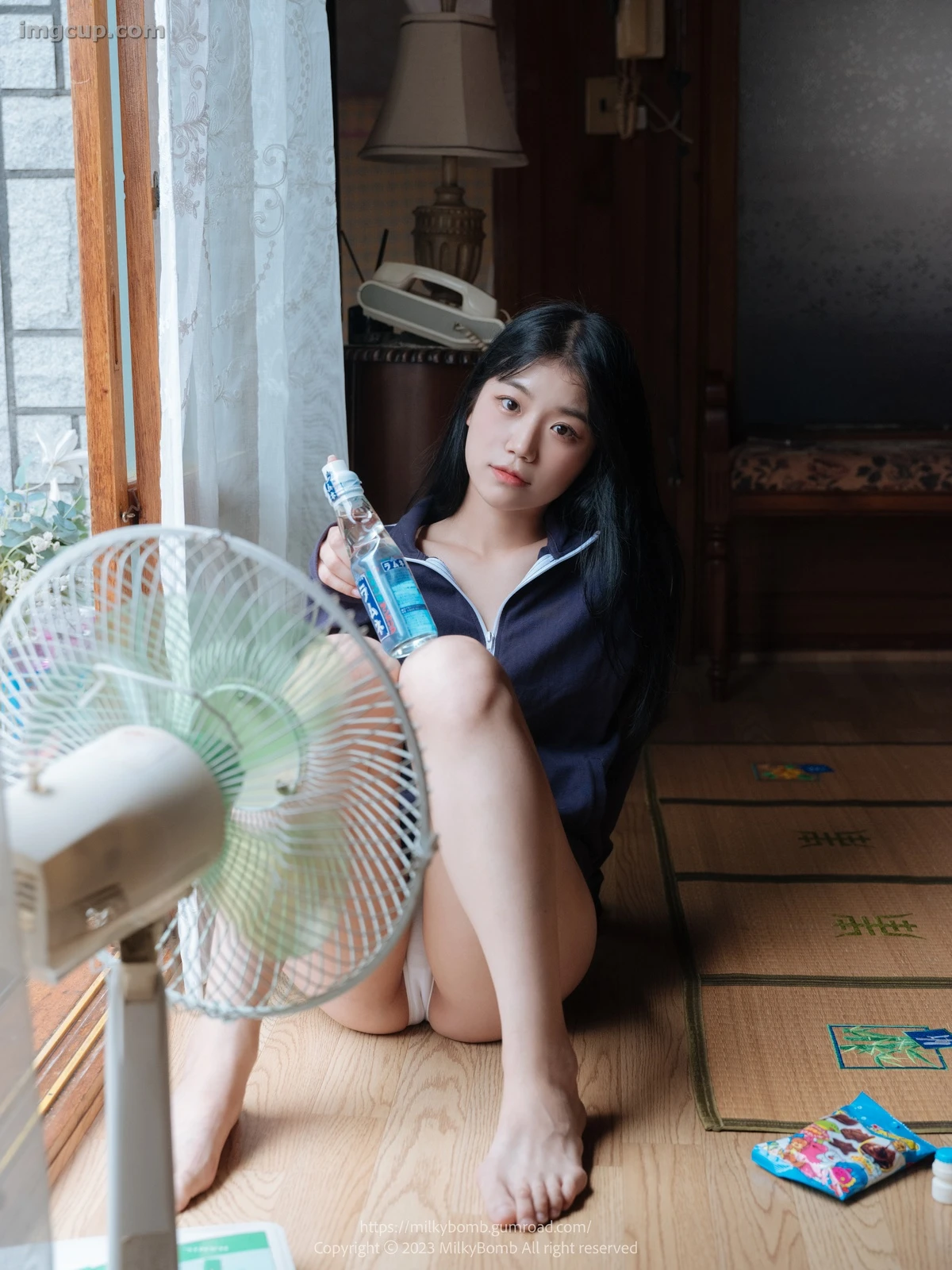 Mallang 말랑, PURE MEDIA Vol.288 ‘Moist Girl on Rainy Day’ Set.01 第51张图