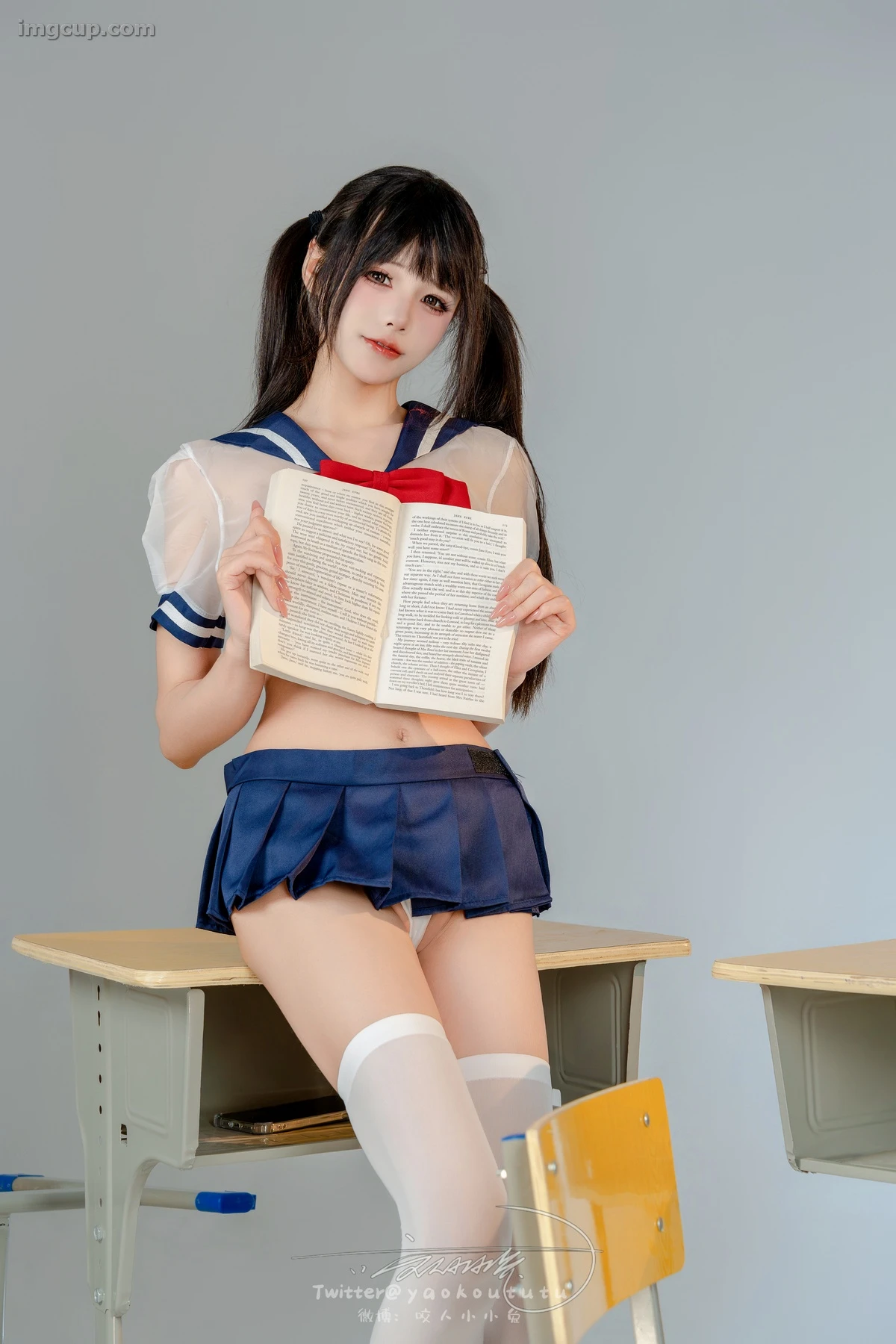 Coser 黏黏团子兔 NO.047 – 辣妹学院 Pretty 第8张图