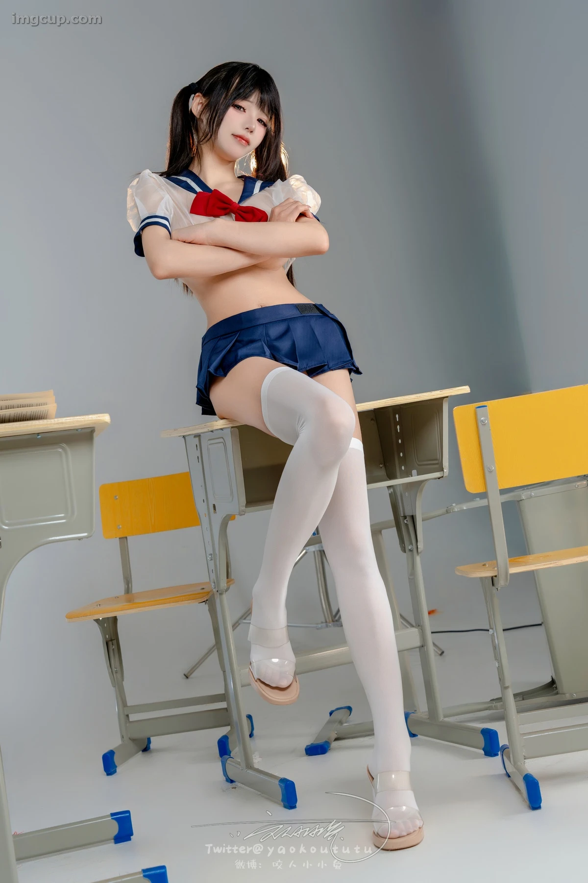 Coser 黏黏团子兔 NO.047 – 辣妹学院 Pretty 第10张图