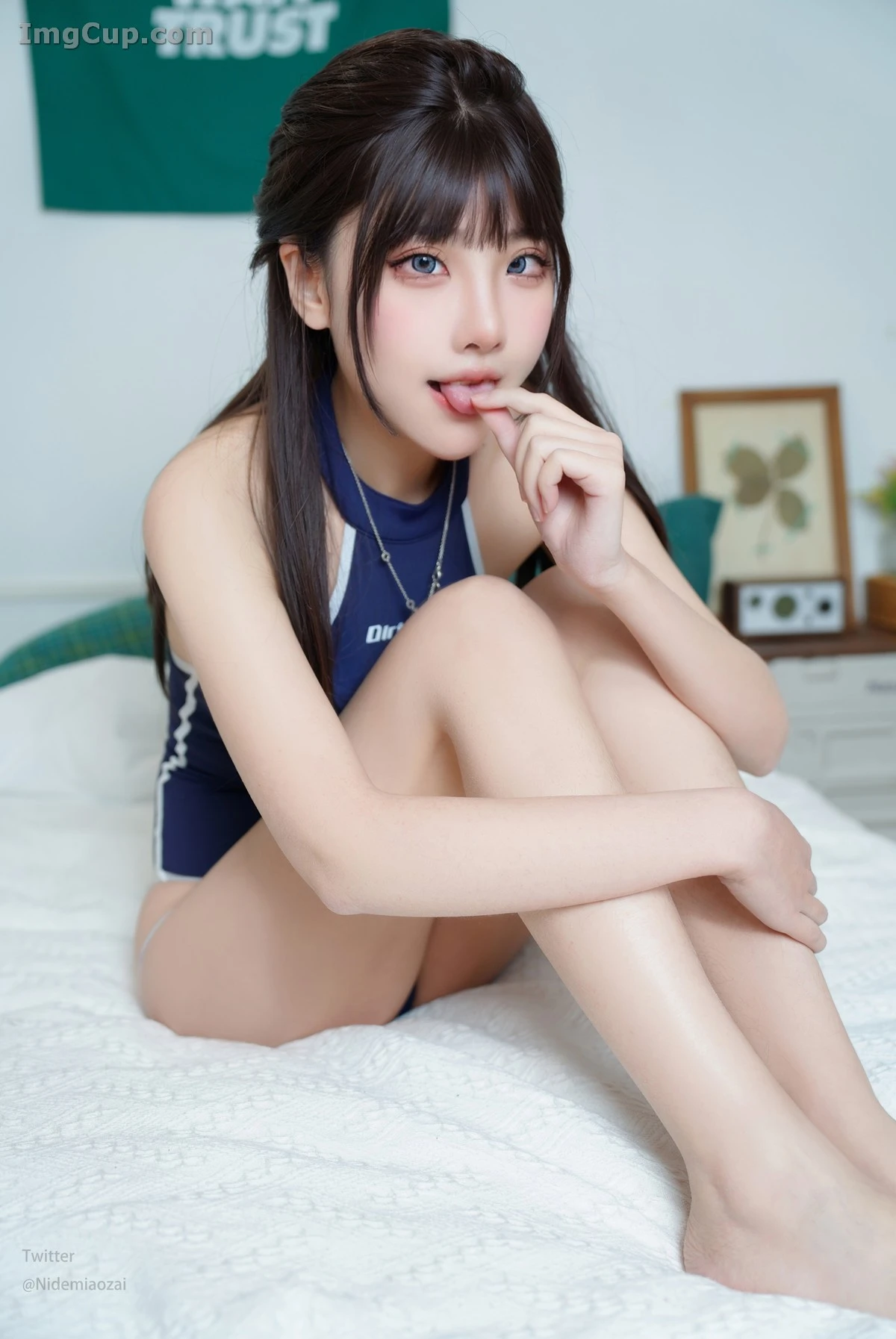 Coser CatDemon喵崽 (你的喵崽) No.013 – 水泳部の新人メンバー！水着~ヌード 第24张图