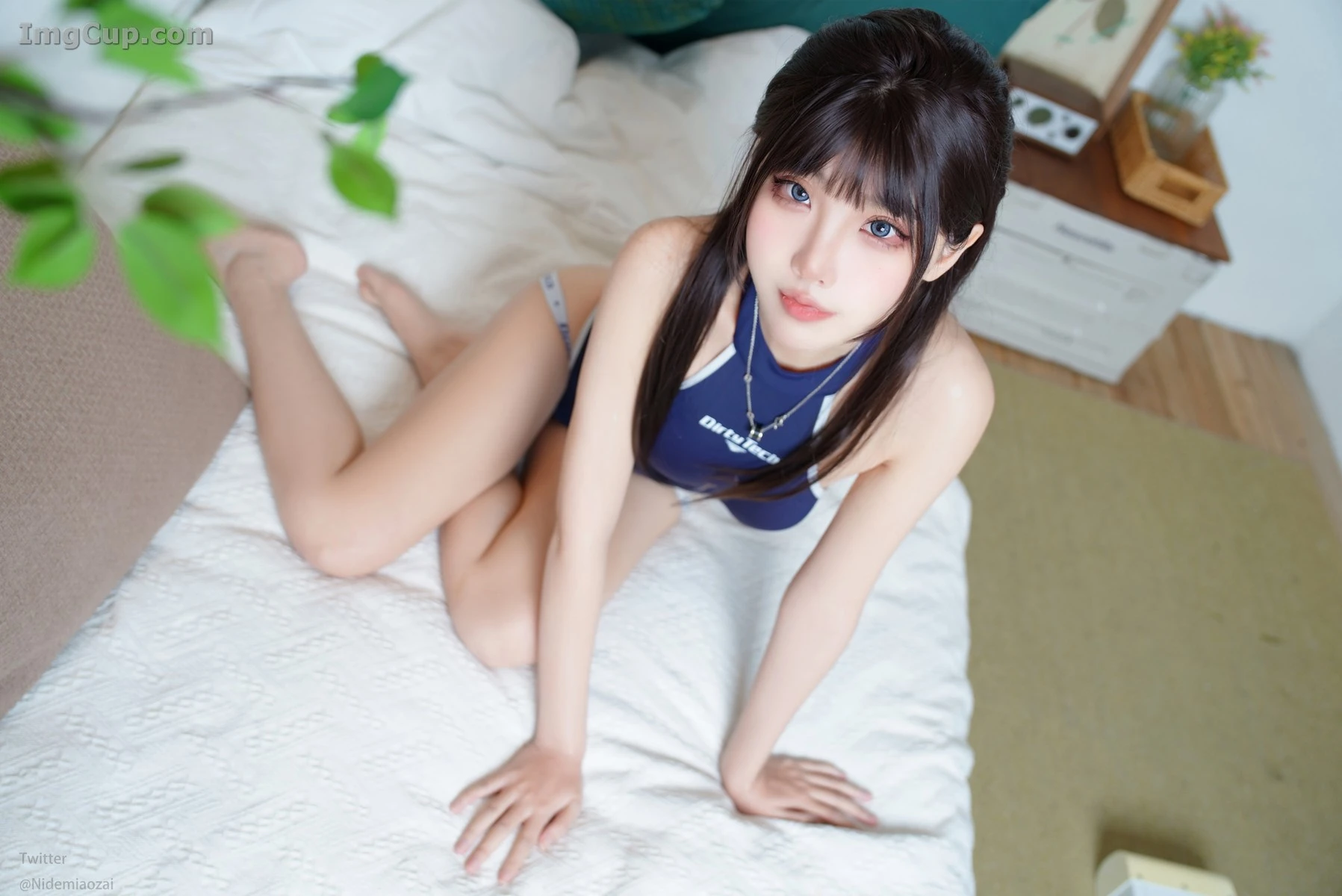Coser CatDemon喵崽 (你的喵崽) No.013 – 水泳部の新人メンバー！水着~ヌード 第25张图