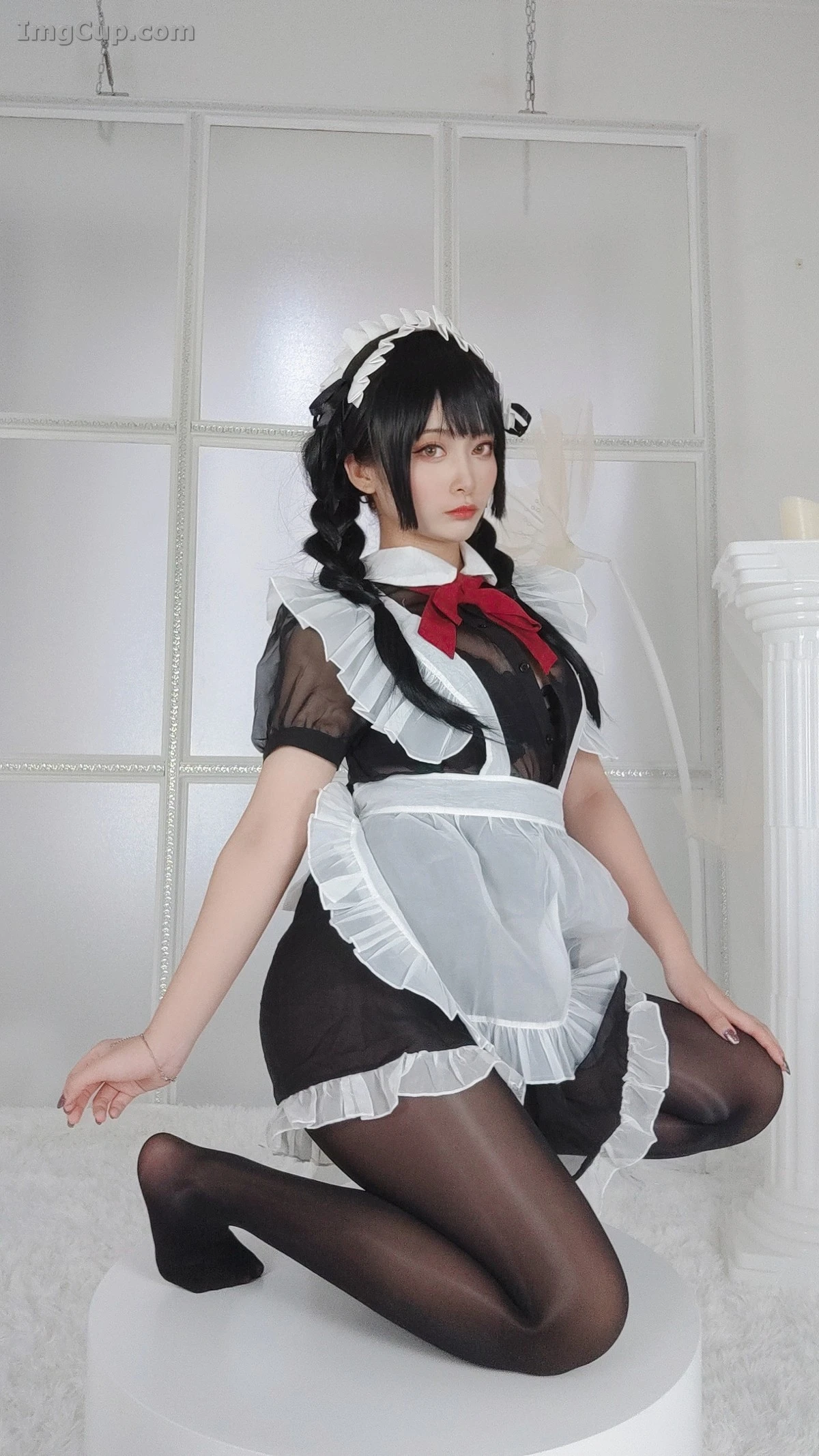 Coser 洛璃LLSAMA Vol.016 – 黑丝女仆 第11张图