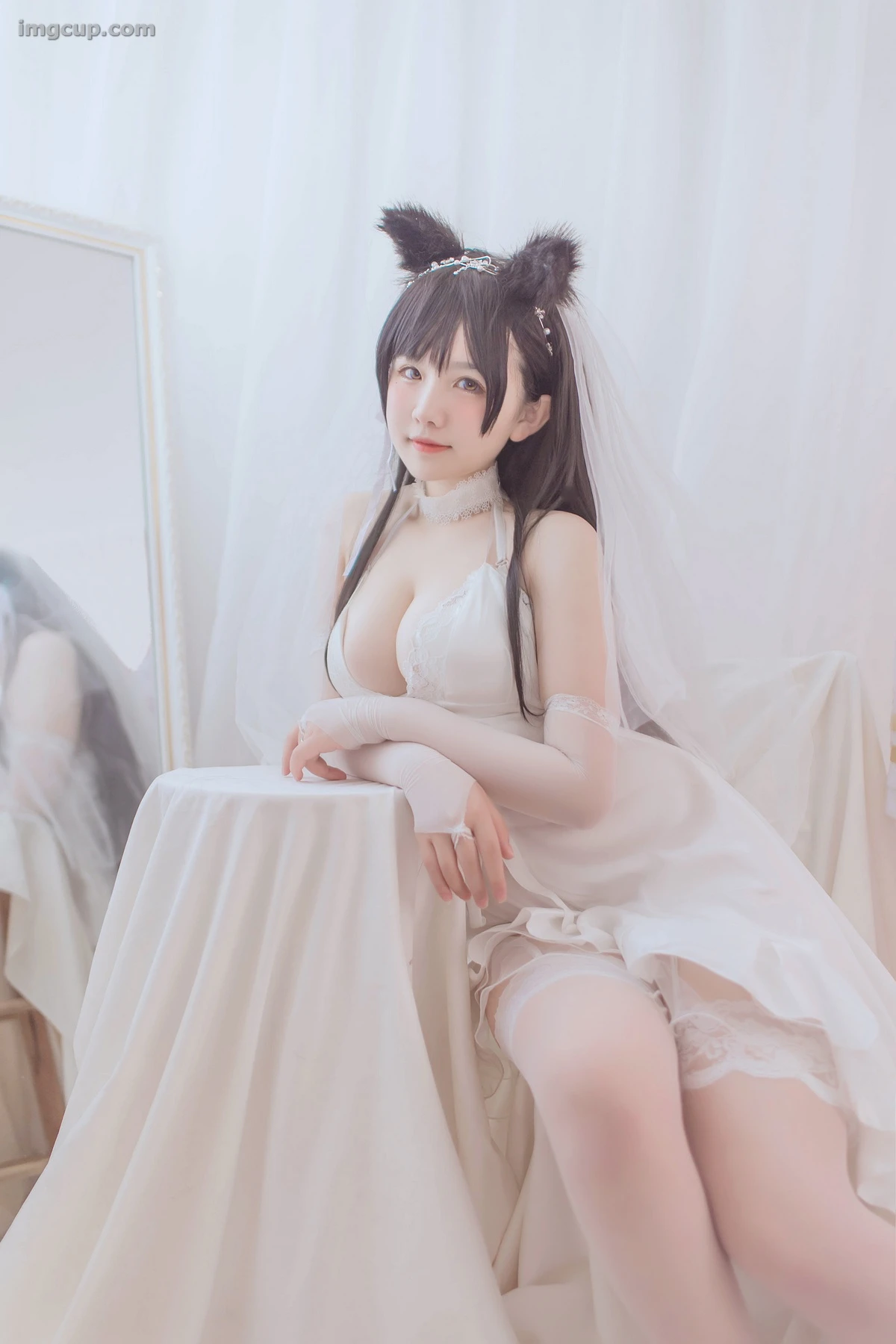 Coser 阿半今天很开心 NO.015 – 爱宕婚纱 第4张图