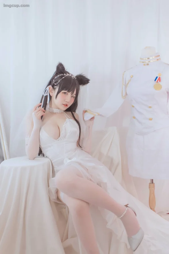 Coser 阿半今天很开心 NO.015 – 爱宕婚纱 第1张图
