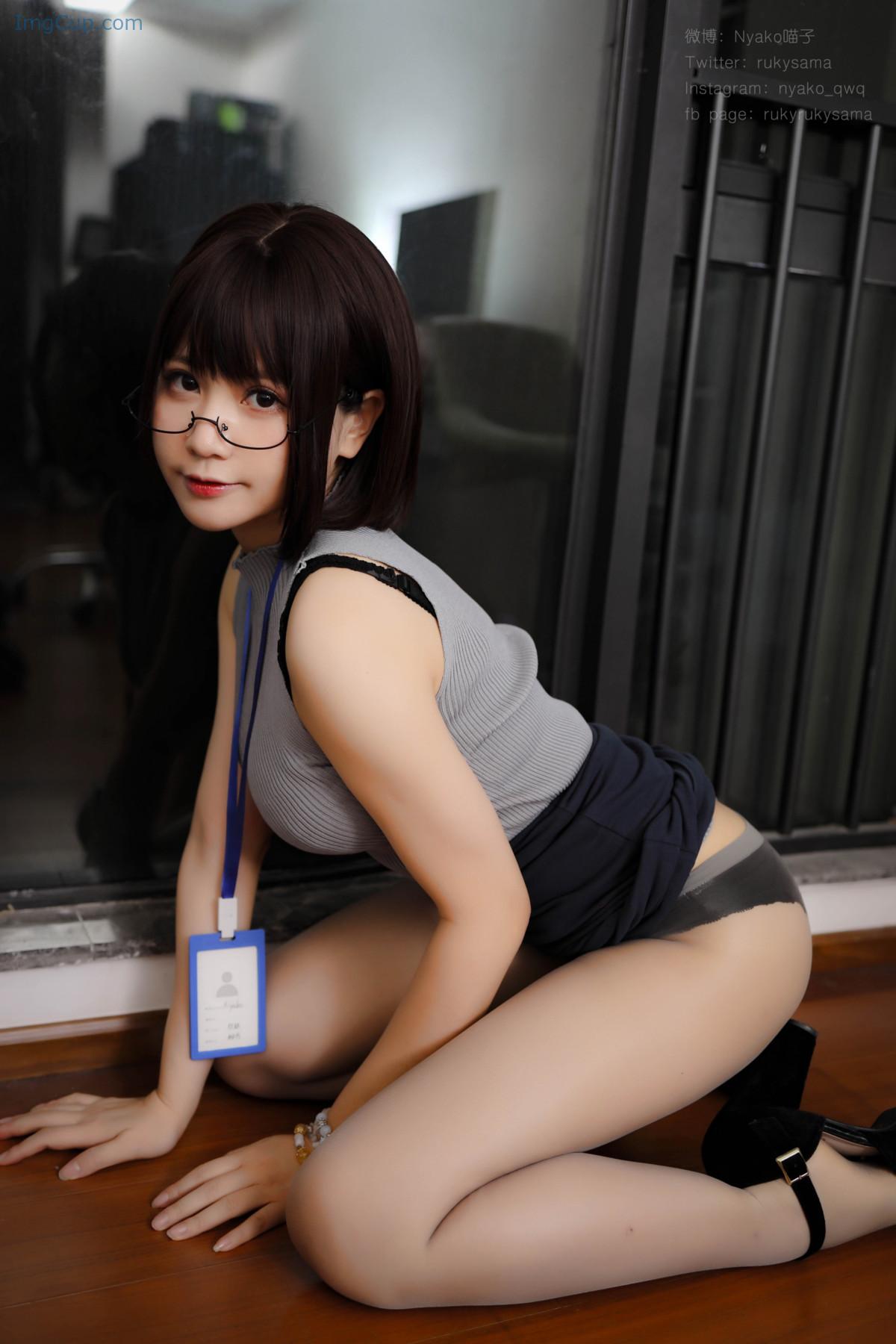 Cosplay Nyako喵子 誰も知らないの大人時間 Set.02 第26张图