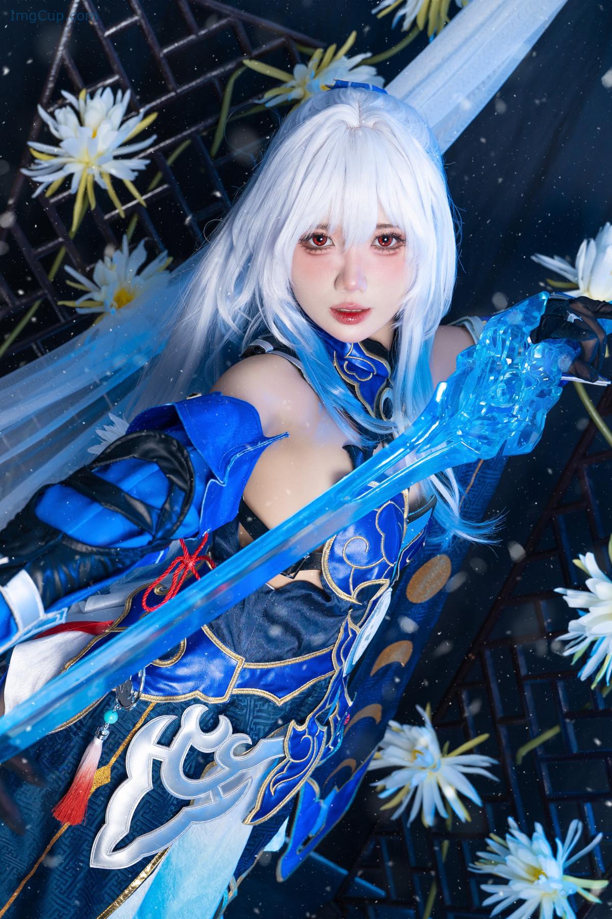 Cosplay PoppaChan 镜流 Jingliu 第4张图