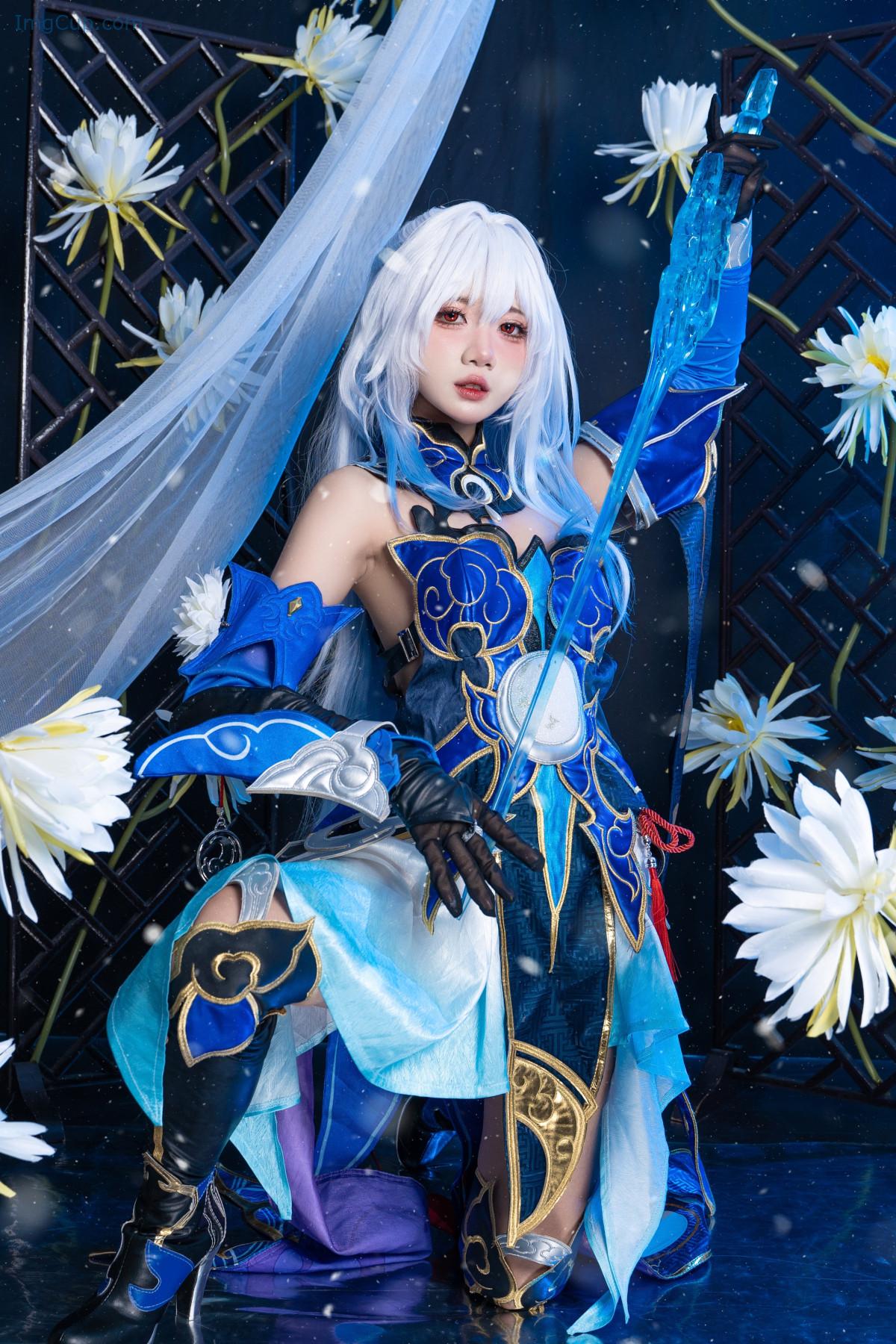 Cosplay PoppaChan 镜流 Jingliu 第5张图