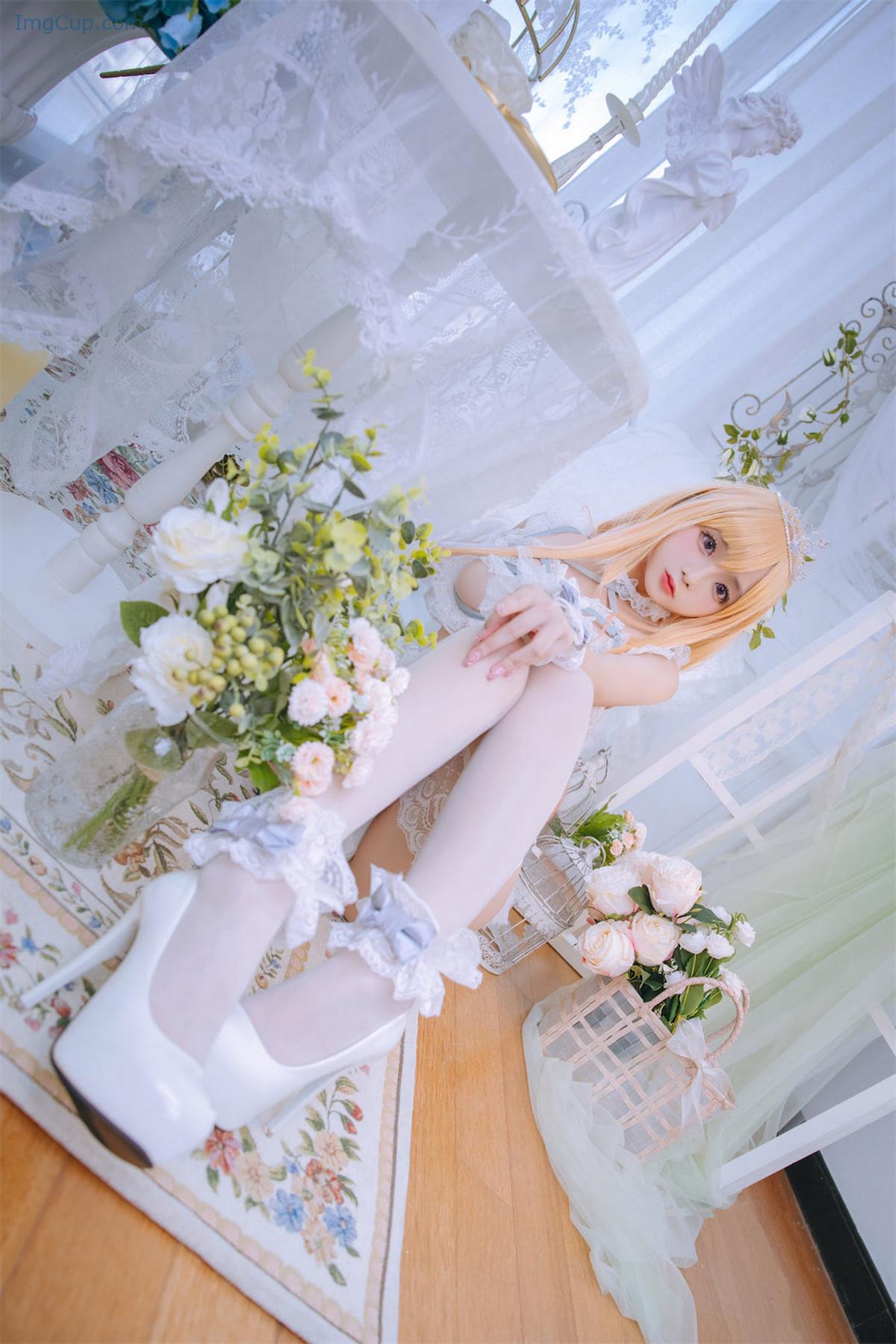 Cosplay Rinaijiao日奈娇 喜多川海梦 花嫁 第3张图