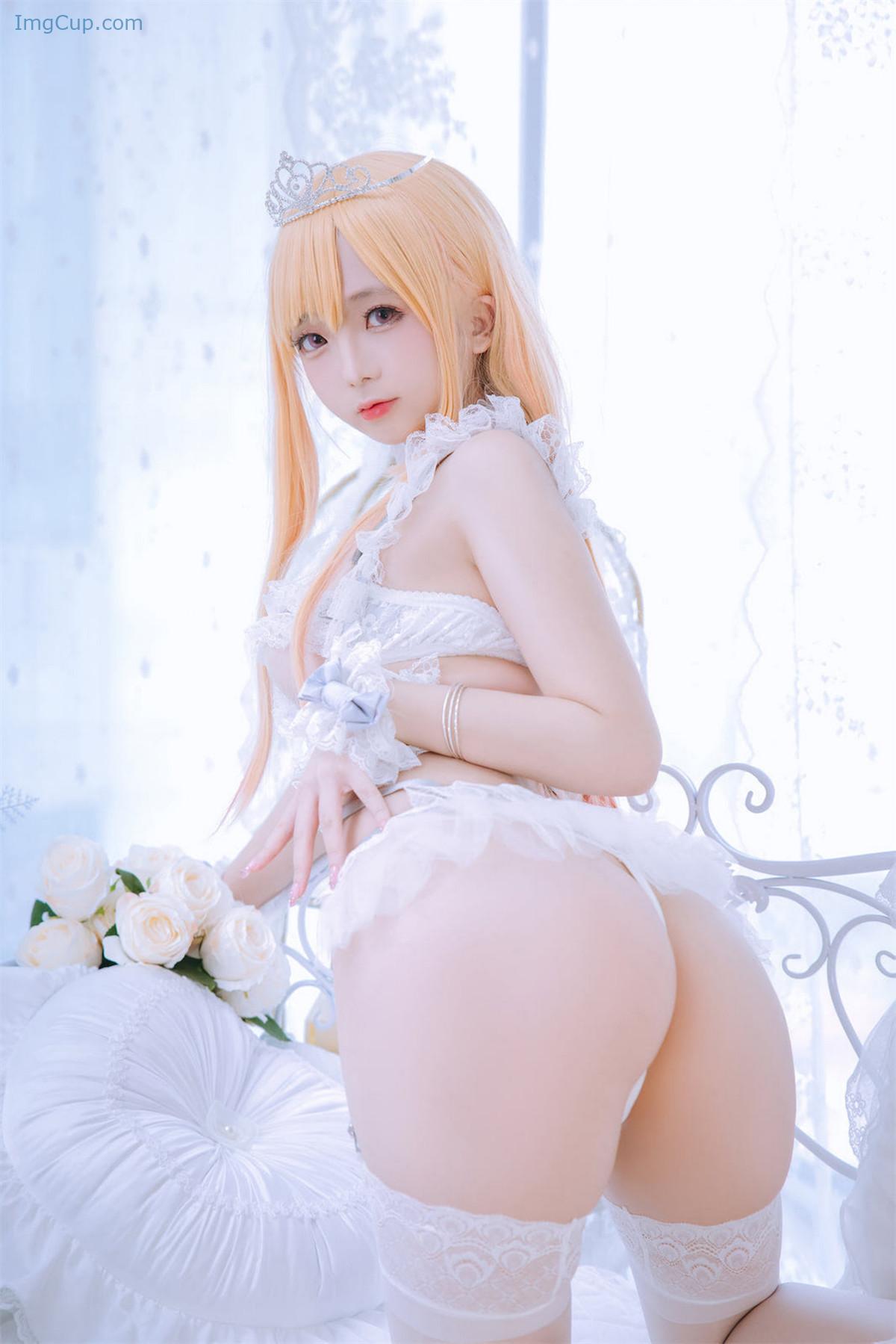 Cosplay Rinaijiao日奈娇 喜多川海梦 花嫁 第14张图
