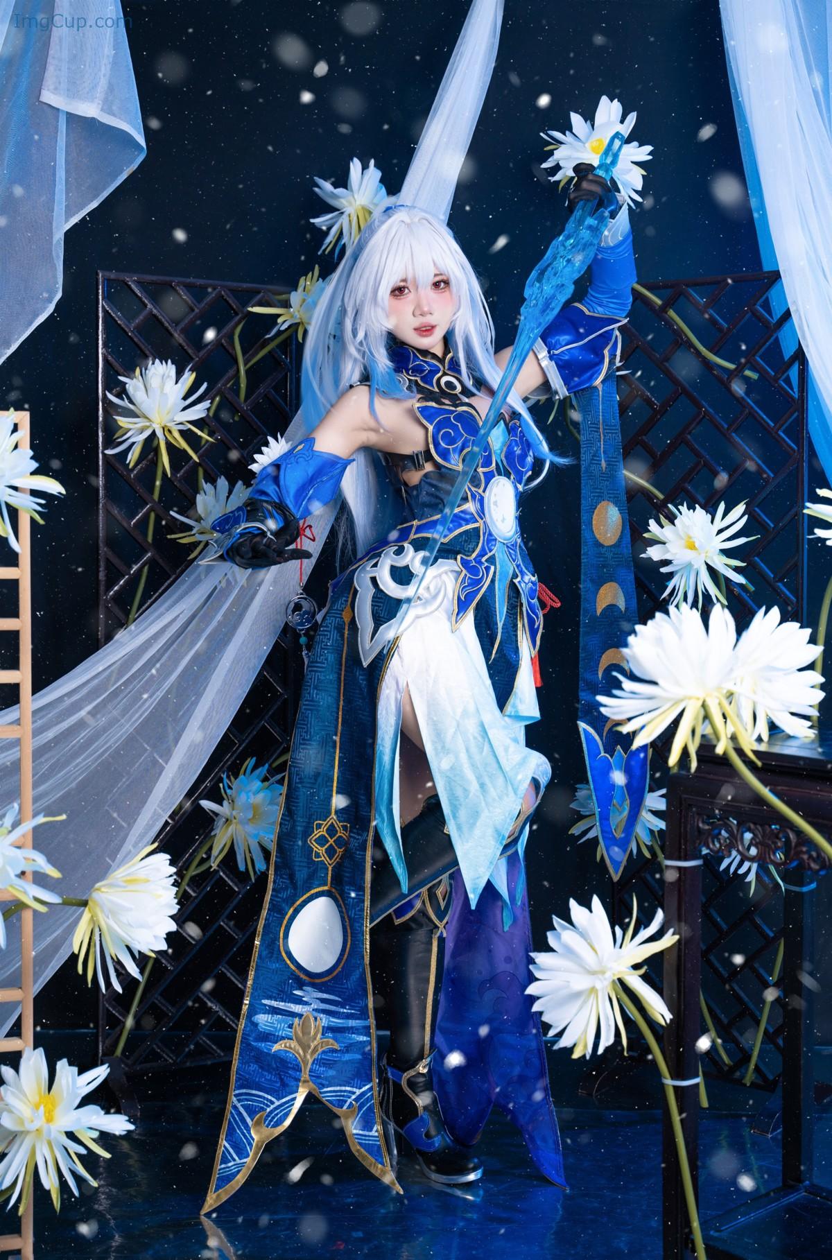 Cosplay PoppaChan 镜流 Jingliu 第1张图