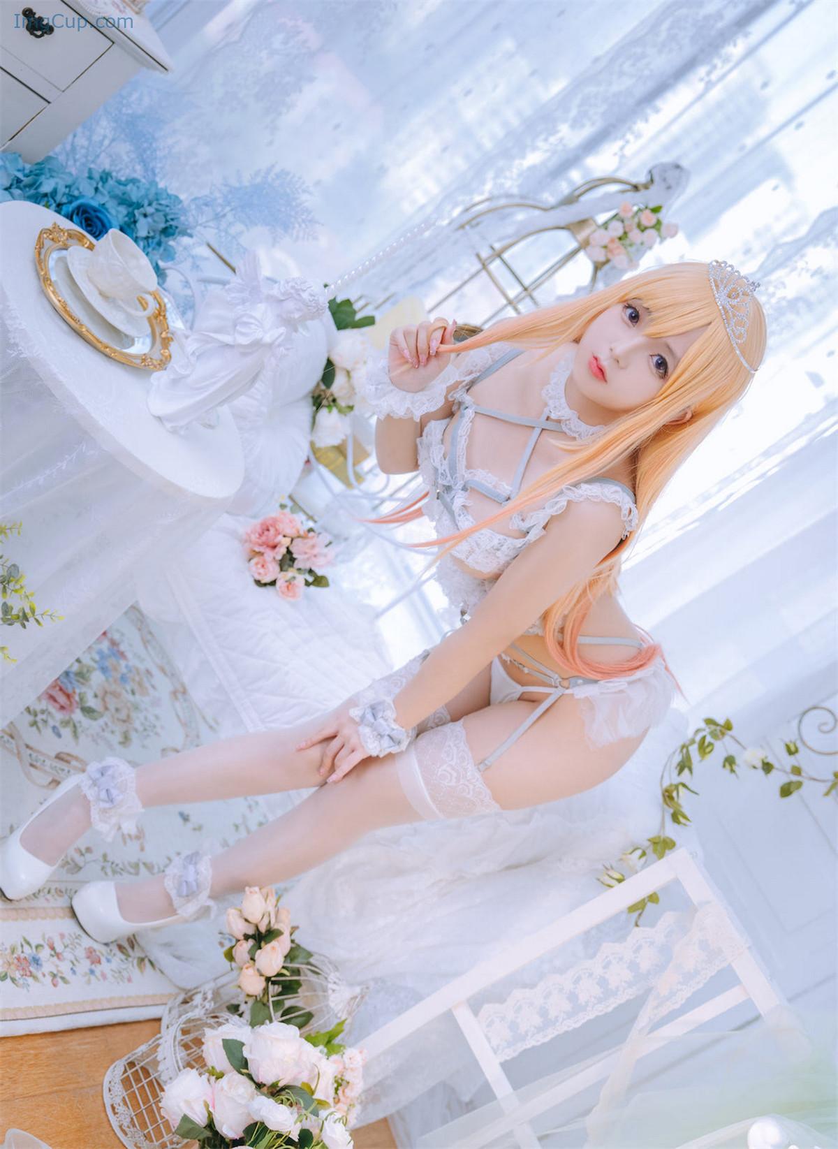 Cosplay Rinaijiao日奈娇 喜多川海梦 花嫁 第1张图