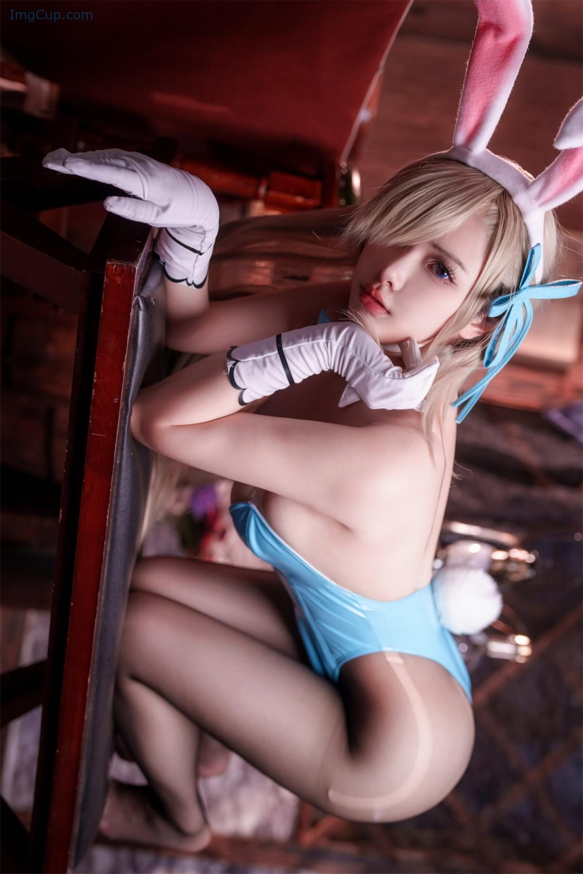 Cosplay 雯妹不讲道理 蔚蓝档案 一之濑明日奈2 第36张图